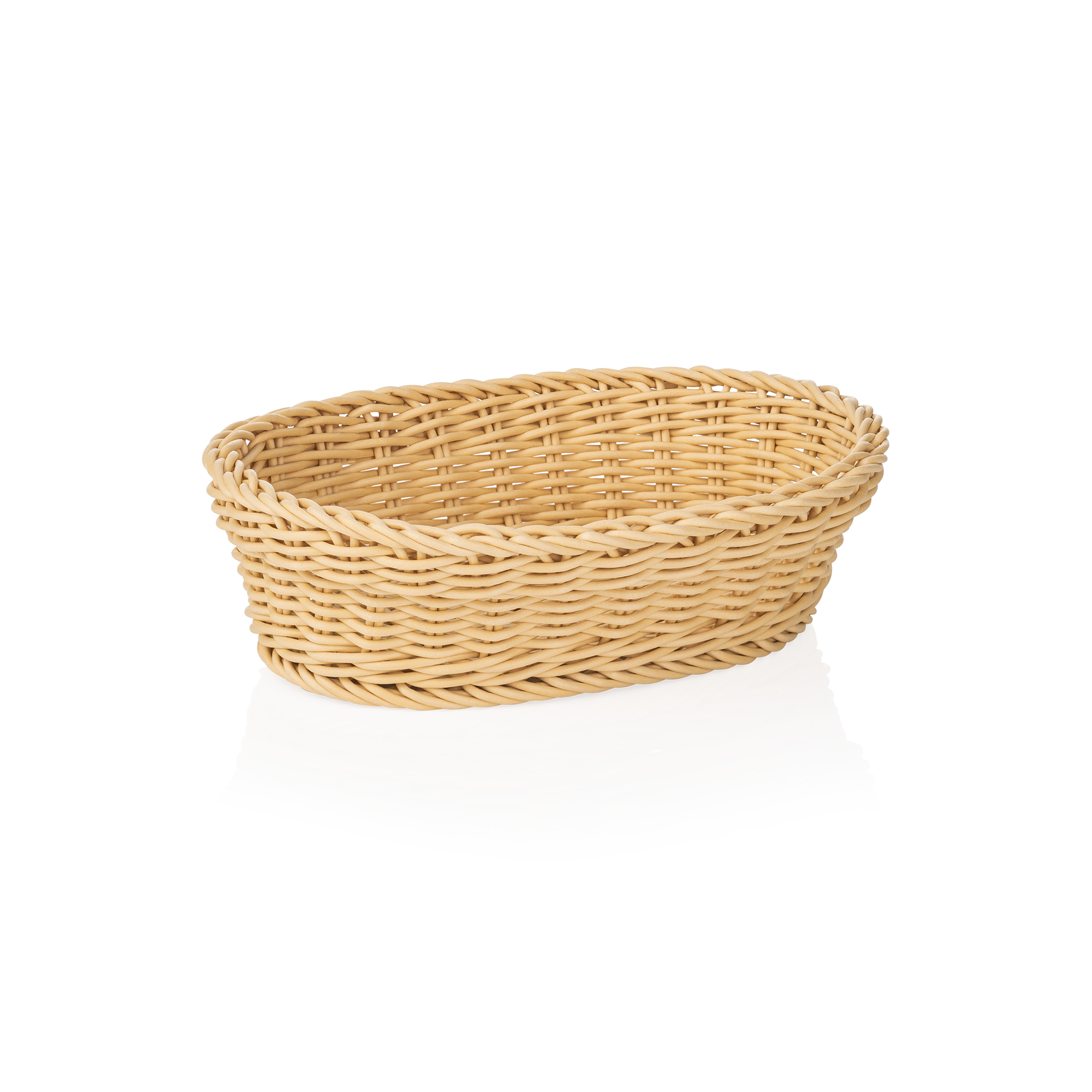 Picture of Weaver Pro Buffet Basket Oval 25 x 19 cm Polypropylene Beige - 5073325