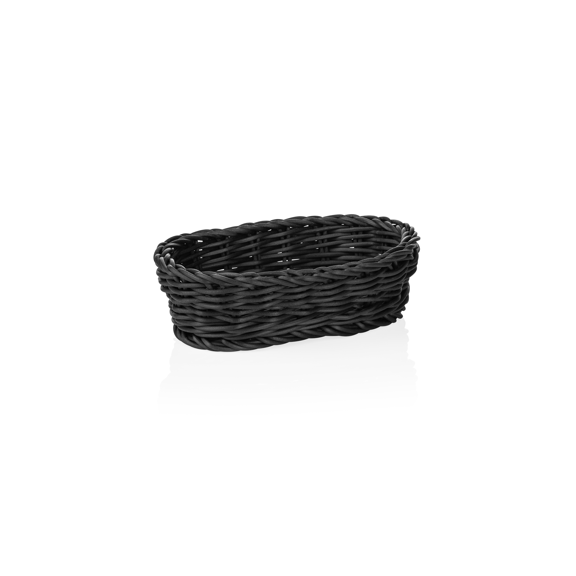 Picture of Weaver Pro Oval Basket Black Polypropylene 19x12 cm - 5073019