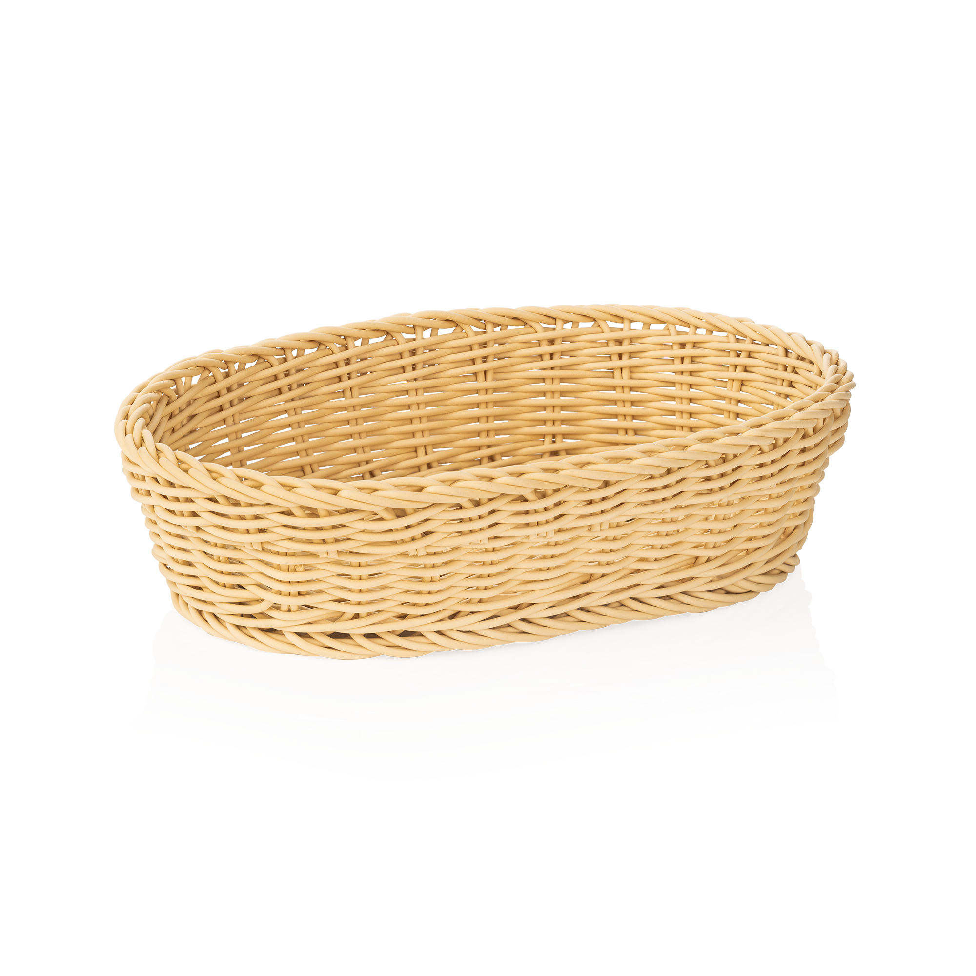 Picture of Weaver Pro Oval Basket Light Beige Polypropylene 28x16 cm - 5075328