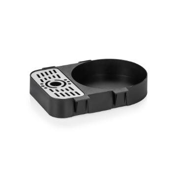 Picture of Was Germany Drip Tray Black Chrome Nickel Steel 23x18x4 cm