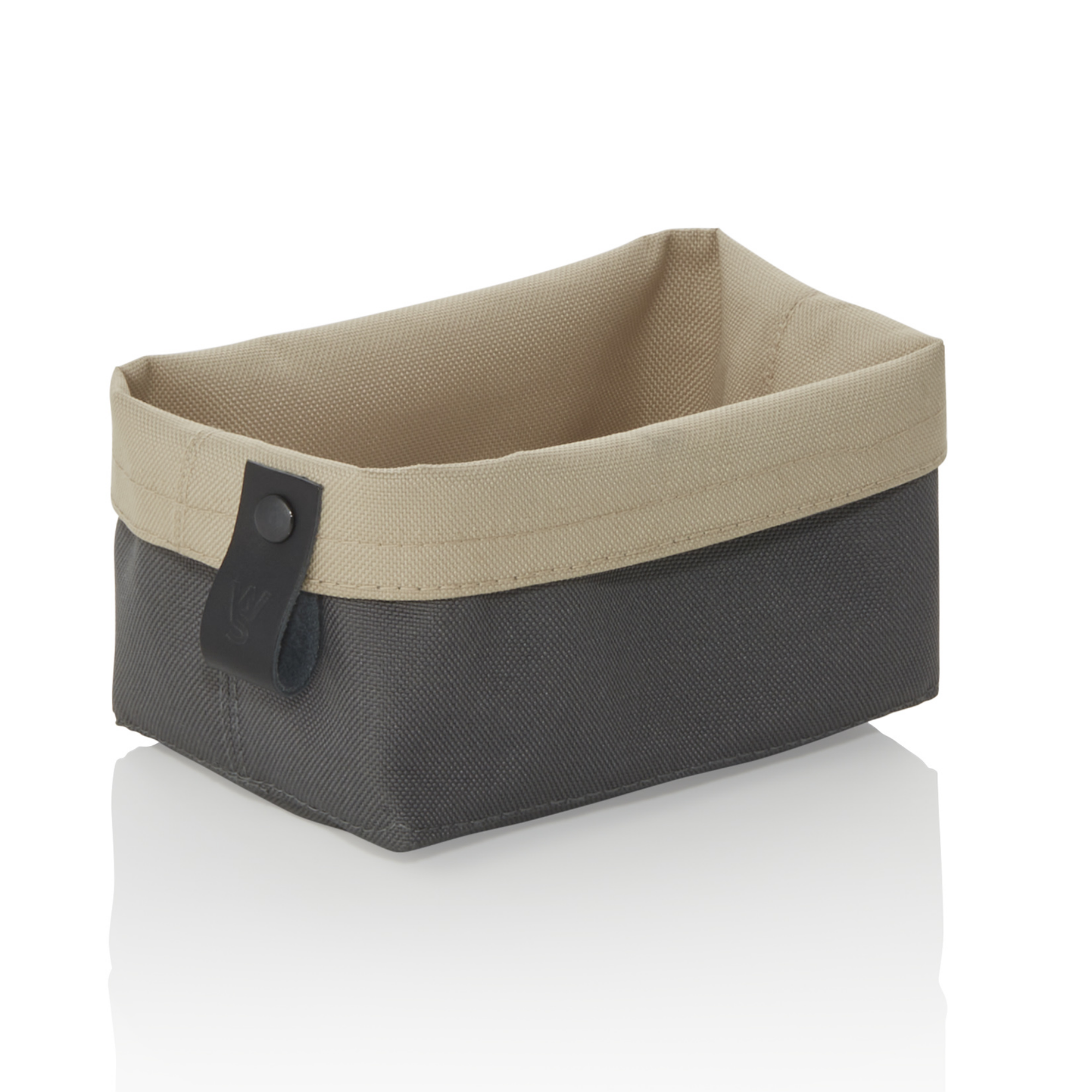 Picture of Was Germany Flip Tetron Reversible Bread Basket, Light Grey/Khaki - 9391015