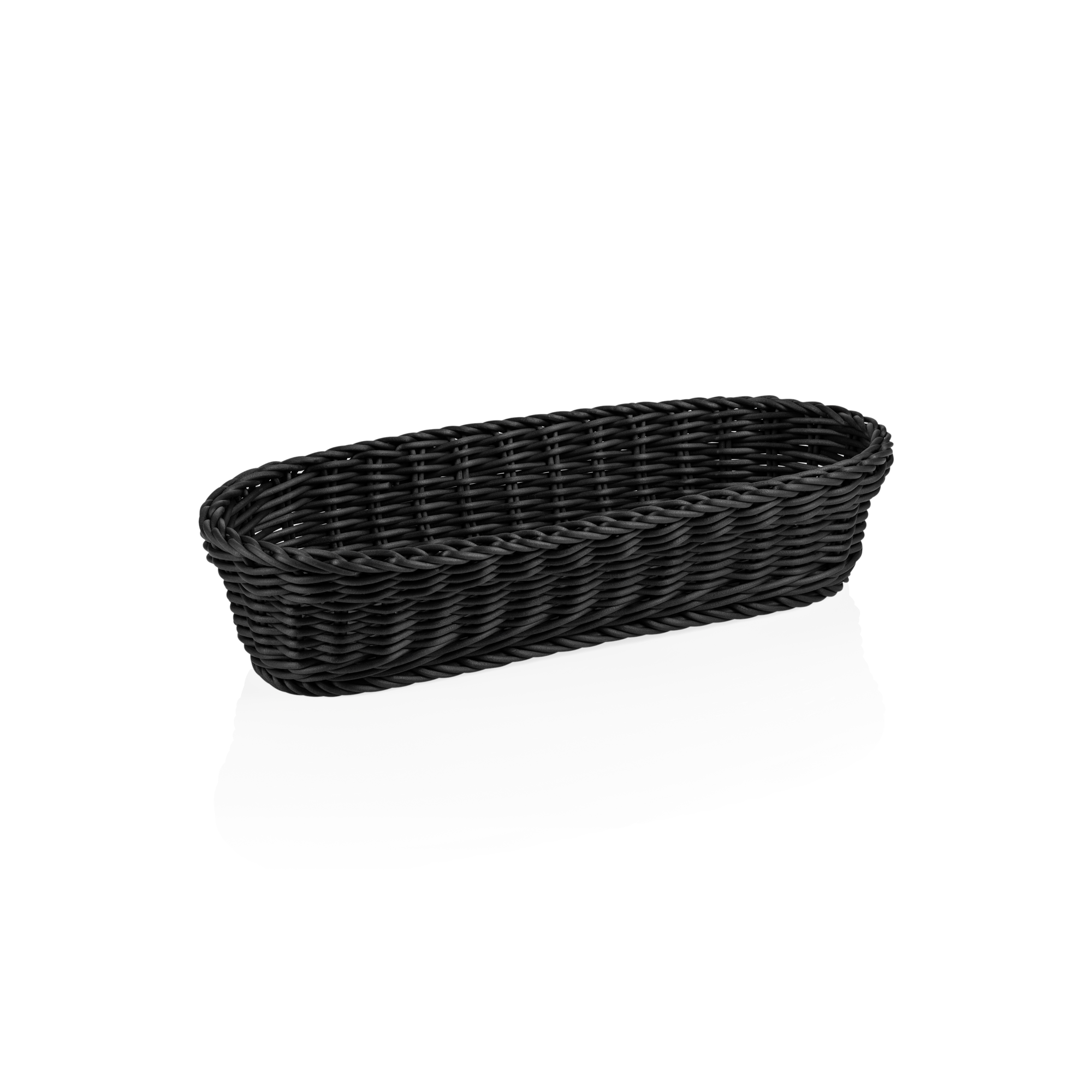 Picture of Weaver Pro Baguette Basket Black Polypropylene 40x16x8 cm - 5075040