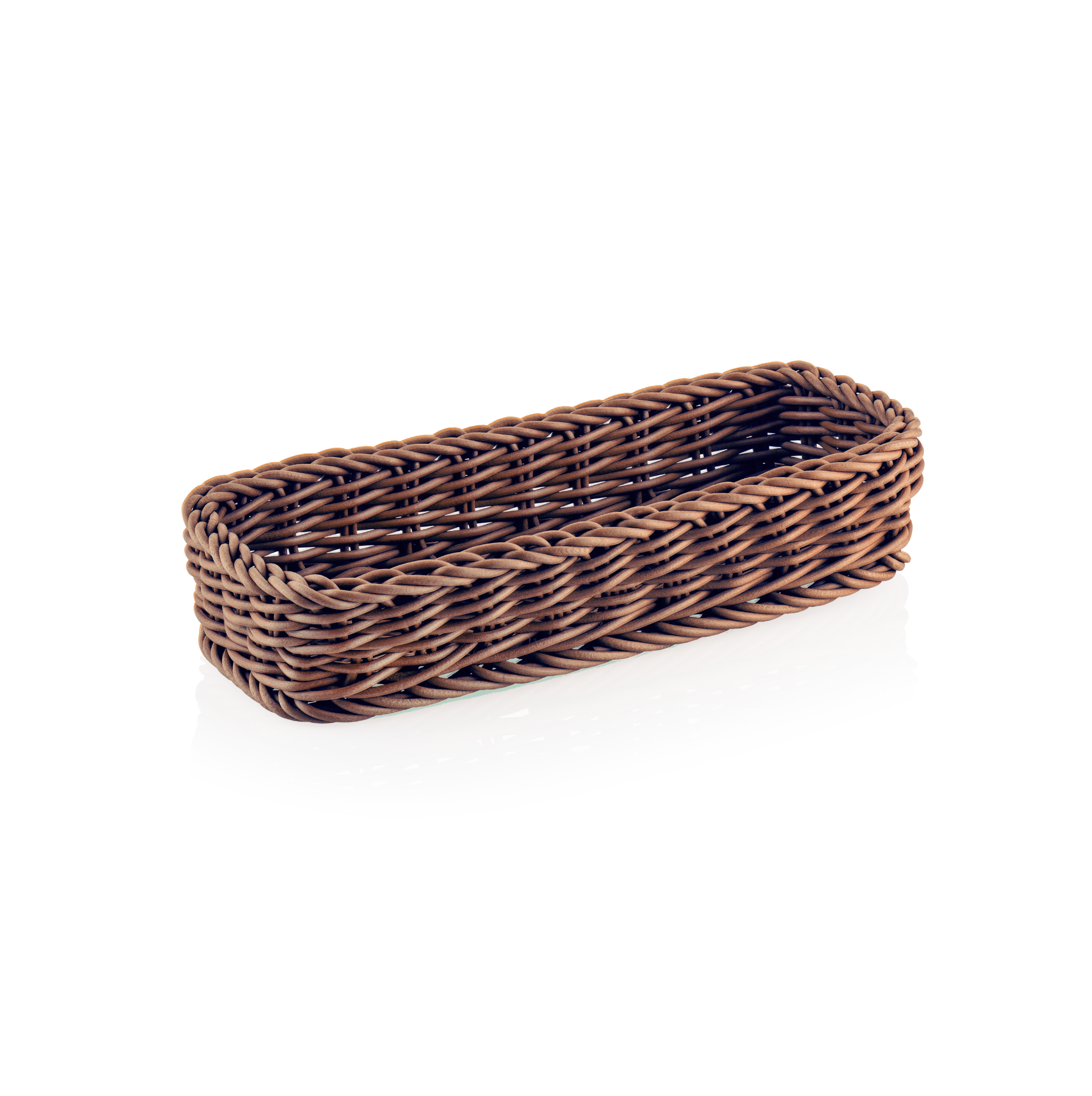 Picture of Weaver Pro Cutlery Basket 27 x 10 x 5 cm Brown Polypropylene - 5076127