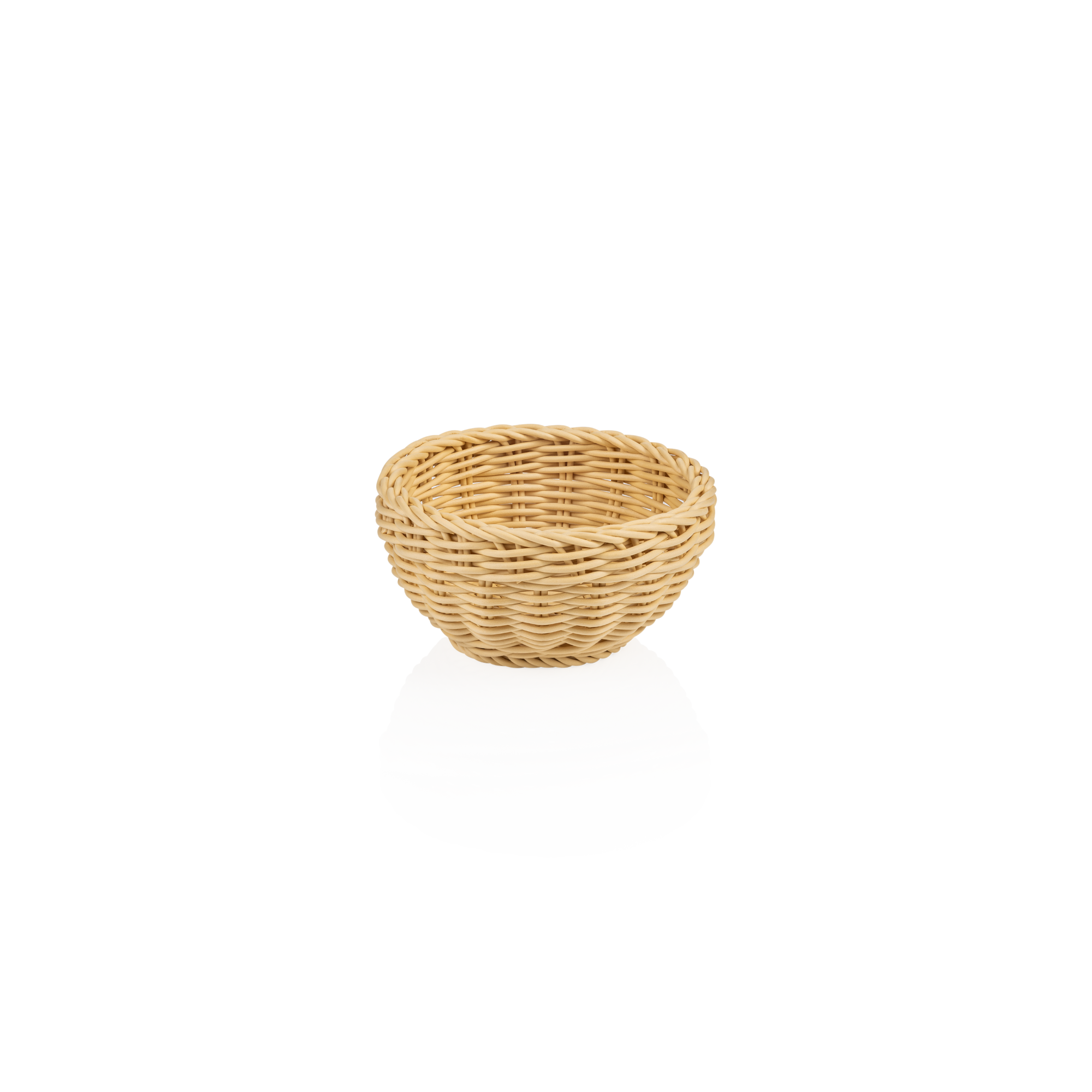 Picture of Weaver Pro Buffet Basket Light Beige Polypropylene Dia 16 cm - 5074316