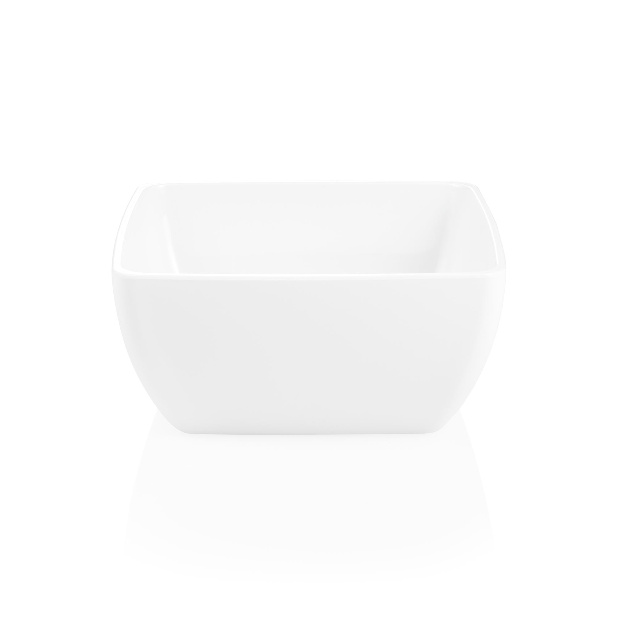 Picture of Day & Night Melamine Bowl, White, 25 x 25 x 11.5 cm - 6703025