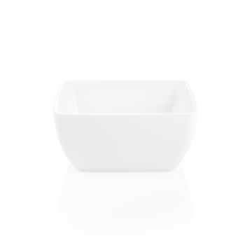 Picture of Day & Night Melamine Bowl 19 x 19 cm White