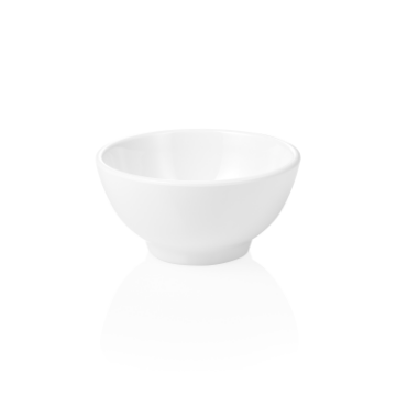 Picture of Day & Night Melamine Bowl White Dia 20 cm
