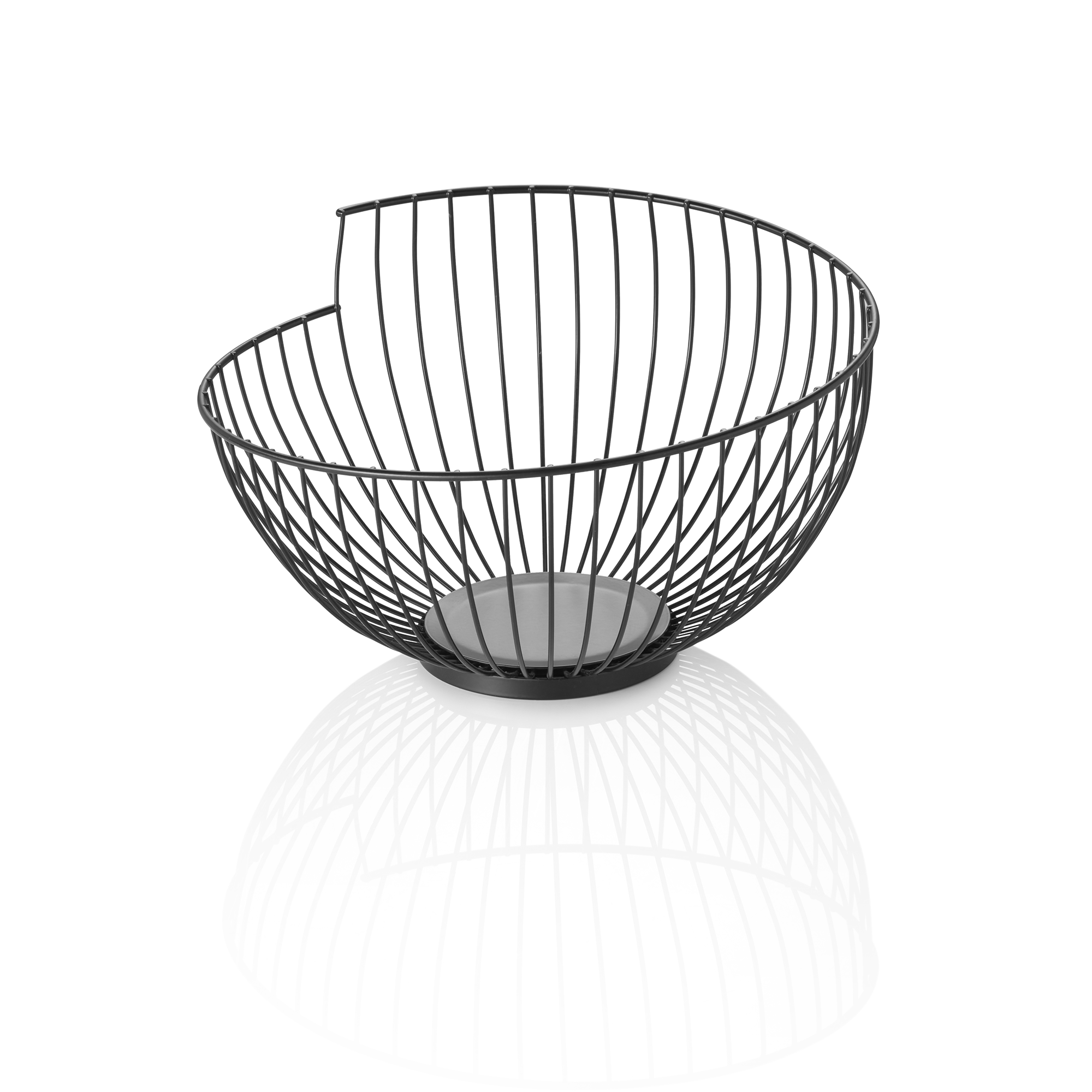 Picture of Was Germany Buffet Basket Black Metal Dia 28 cm Height 16.5 cm - 1438028