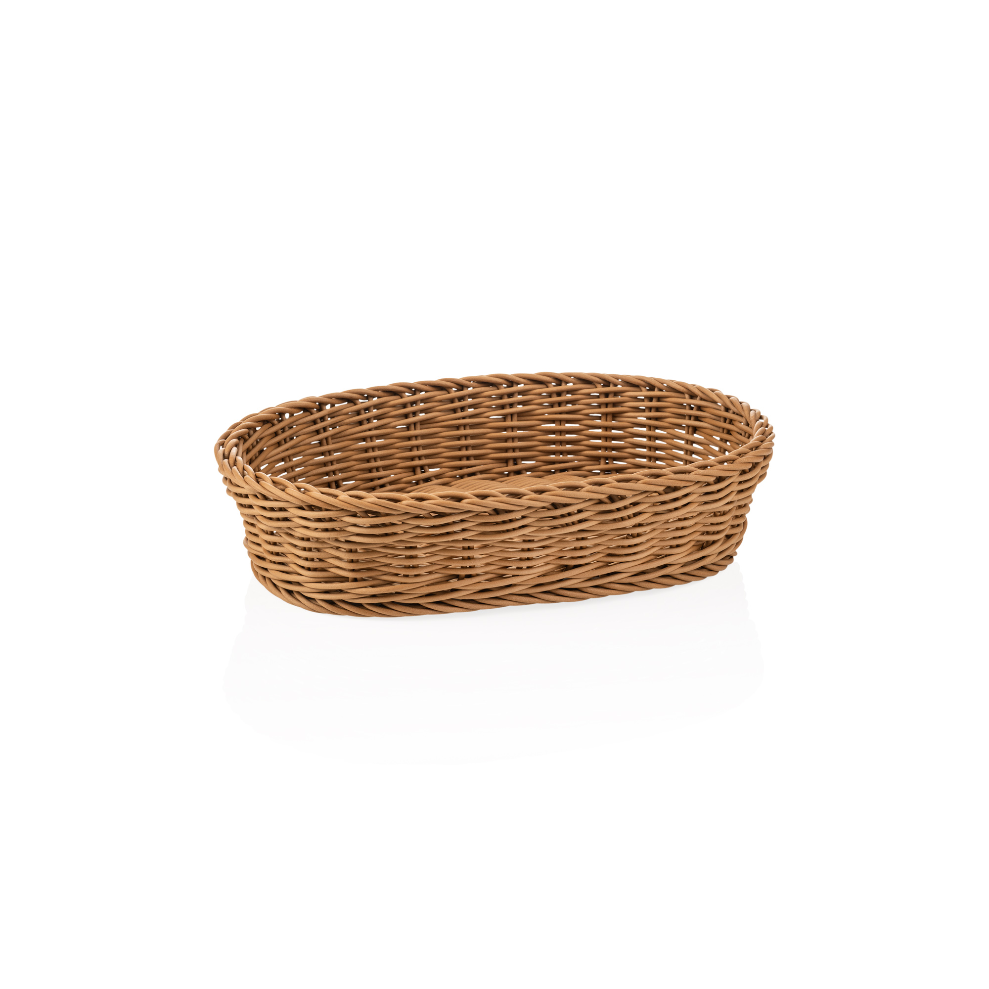 Picture of Weaver Pro Oval Basket 32x23x7 cm Beige Polypropylene - 5073232
