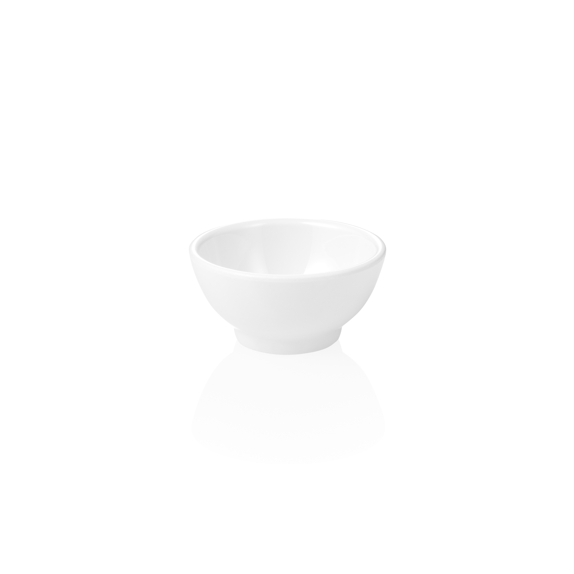 Picture of Day & Night Melamine Bowl White Dia 9 cm - 6702009