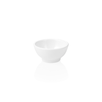 Picture of Day & Night Melamine Bowl White Dia 9 cm