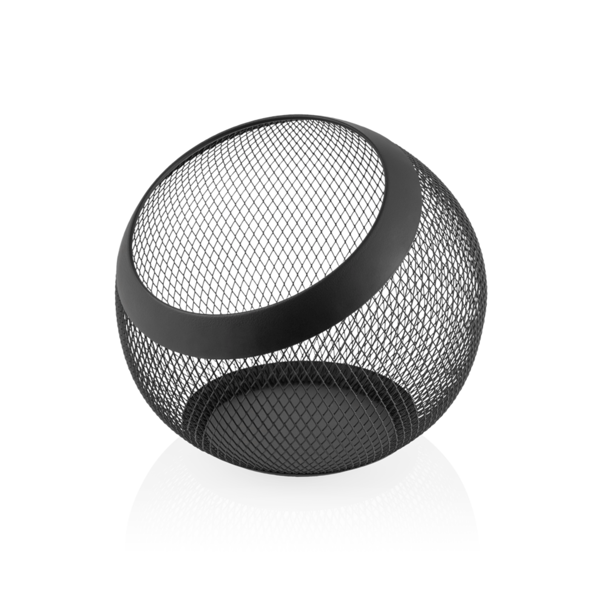 Picture of Was Germany Basket Moon Black Metal Dia 24 cm Height 24 cm - 1414024