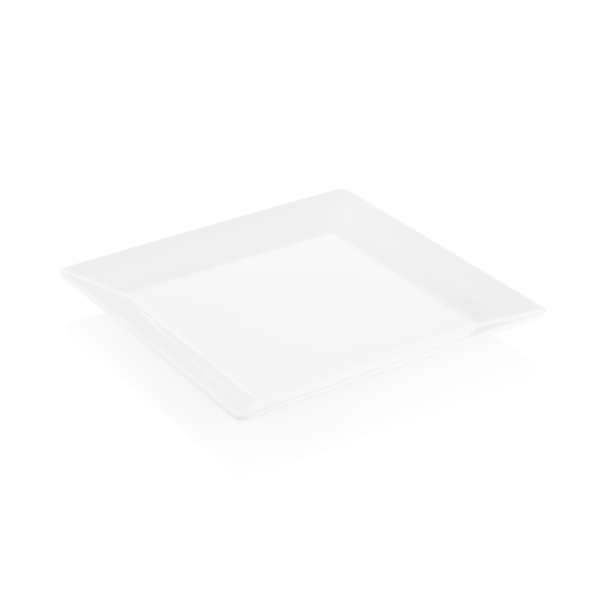 Picture of Day & Night Melamine Serving Platter 37 x 37 cm White - 6704037