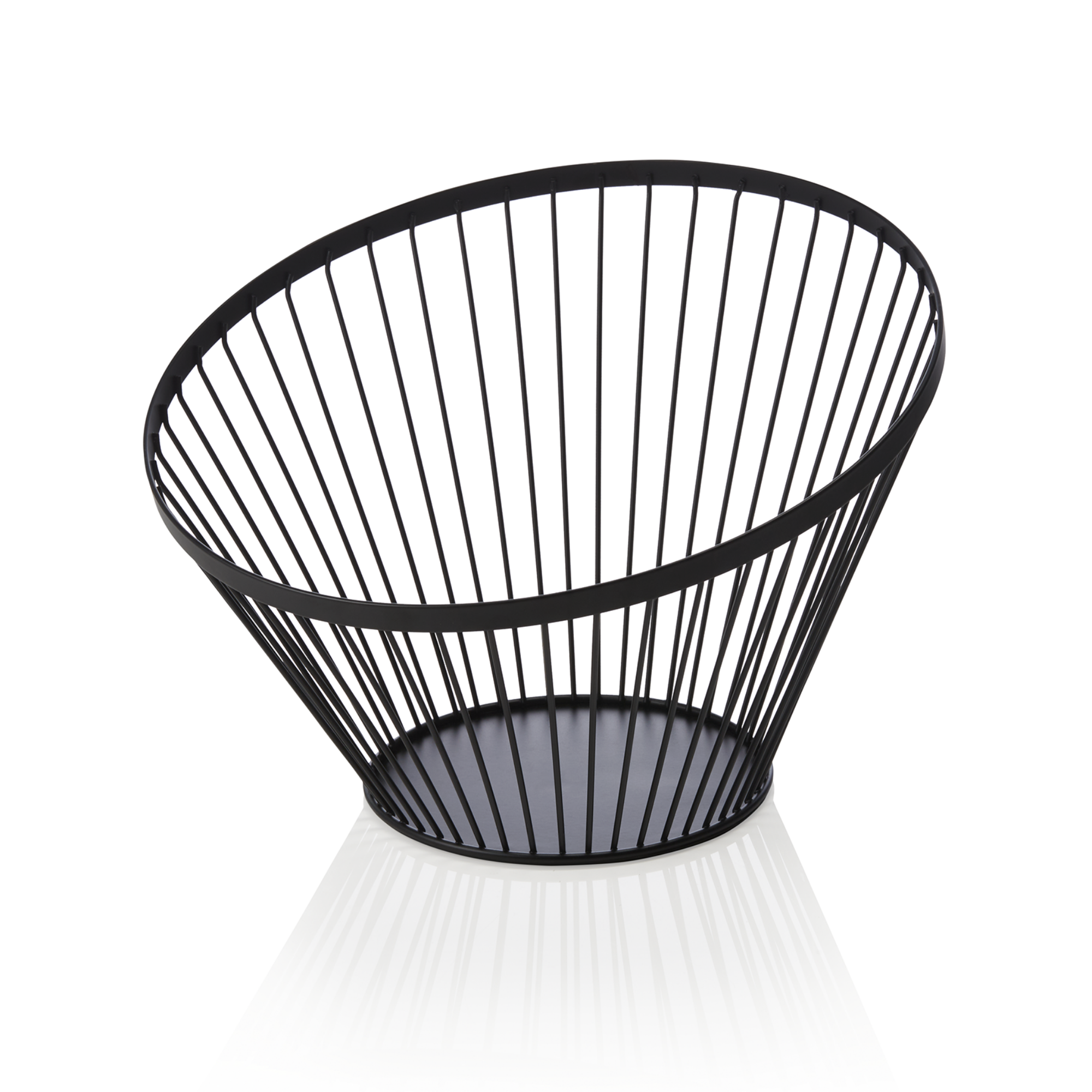 Picture of Was Germany Buffet Basket Black Metal Dia 30 cm Height 20.5 cm - 1436030