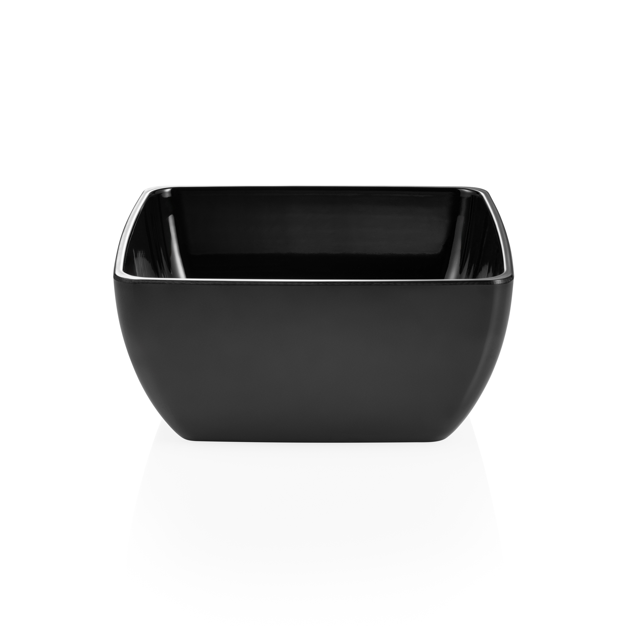 Picture of Day & Night Melamine Bowl, Black, 25 x 25 x 11.5 cm - 6703125