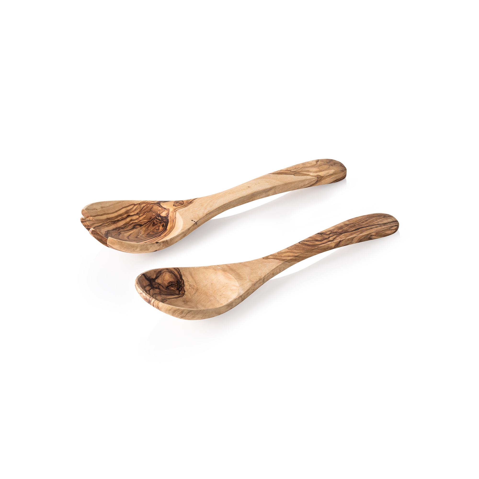 Picture of Pure Olive Salad Servers Set, Olive Wood, 27 cm, Pack of 2 - 1854027