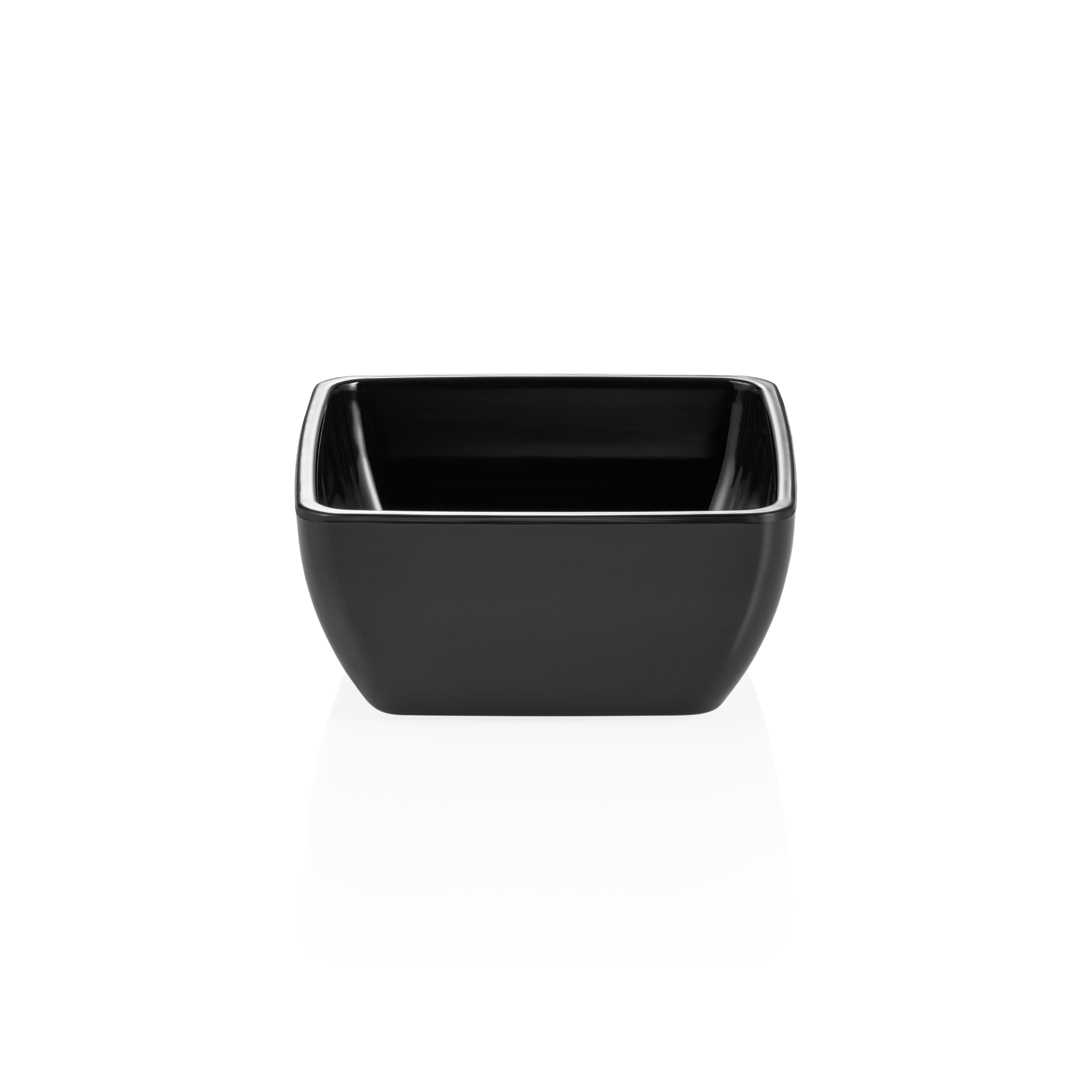 Picture of Day & Night Melamine Bowl, Black, 13 x 13 x 6 cm - 6703113