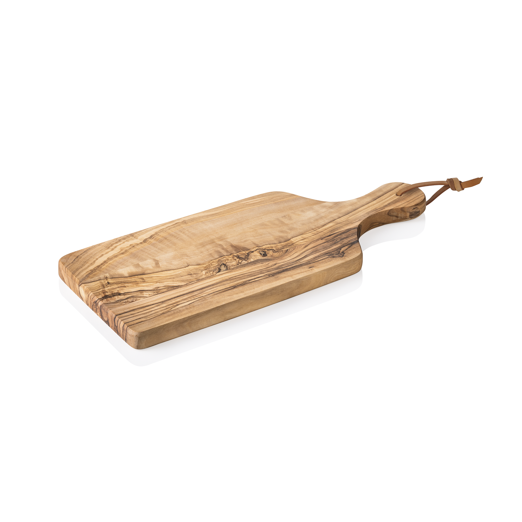 Picture of Pure Olive Serving Board with Handle, 27 x 13 cm, Olive Wood - 1843027