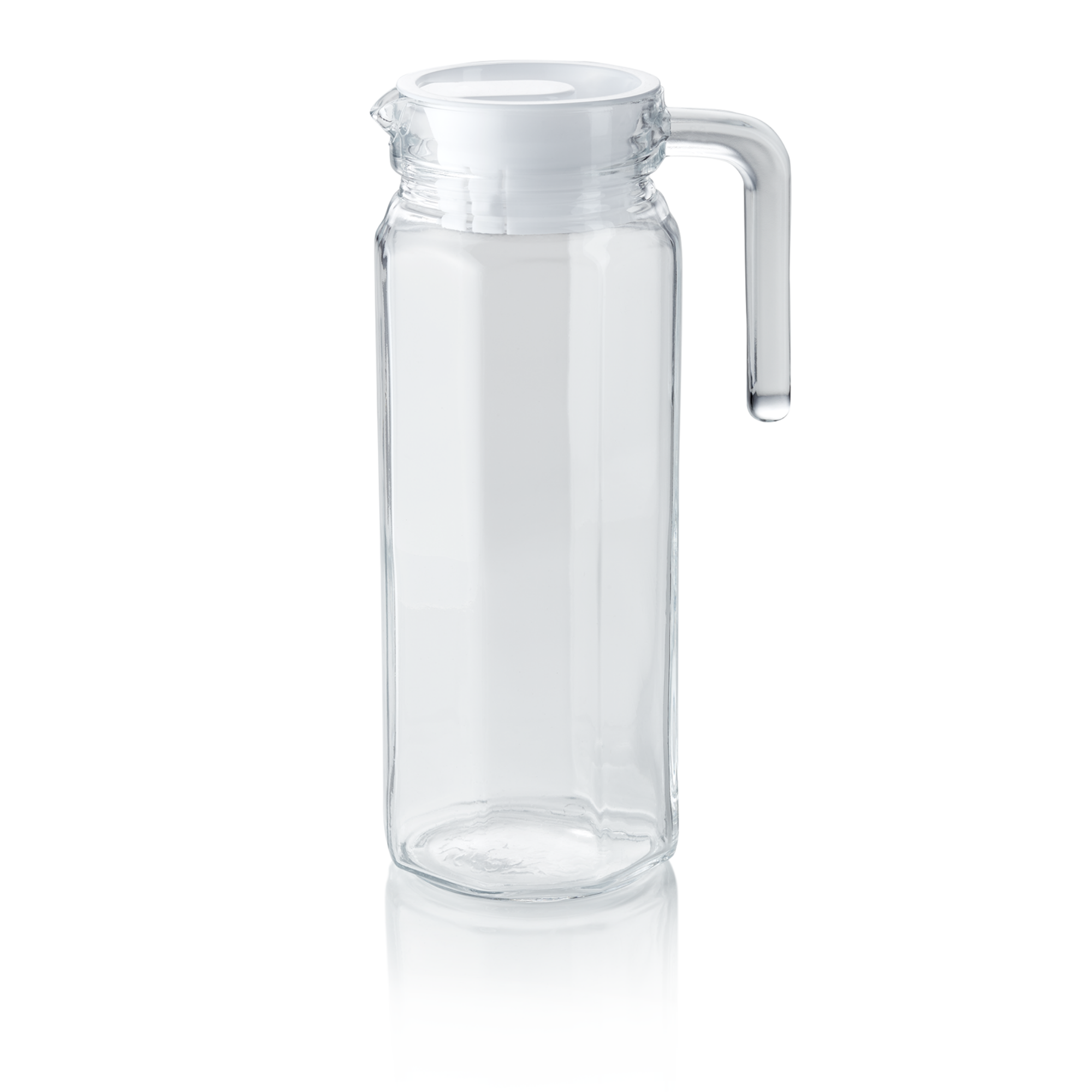 Picture of Was Germany Glass Jug with Plastic Lid 1 L Dia 8.5 cm - 1772100