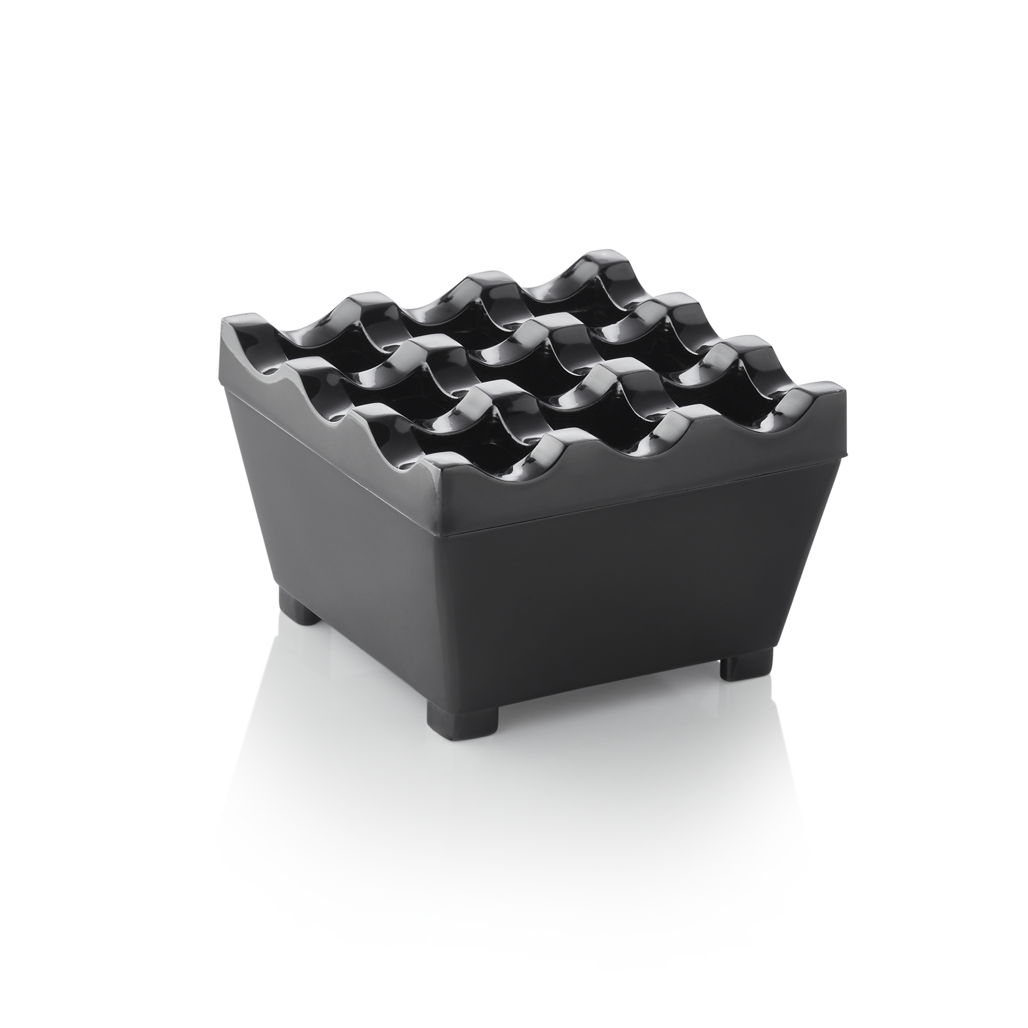 Picture of Was Germany Wind Ashtray Black Chrome-Plated Zinc Casting - 1110175