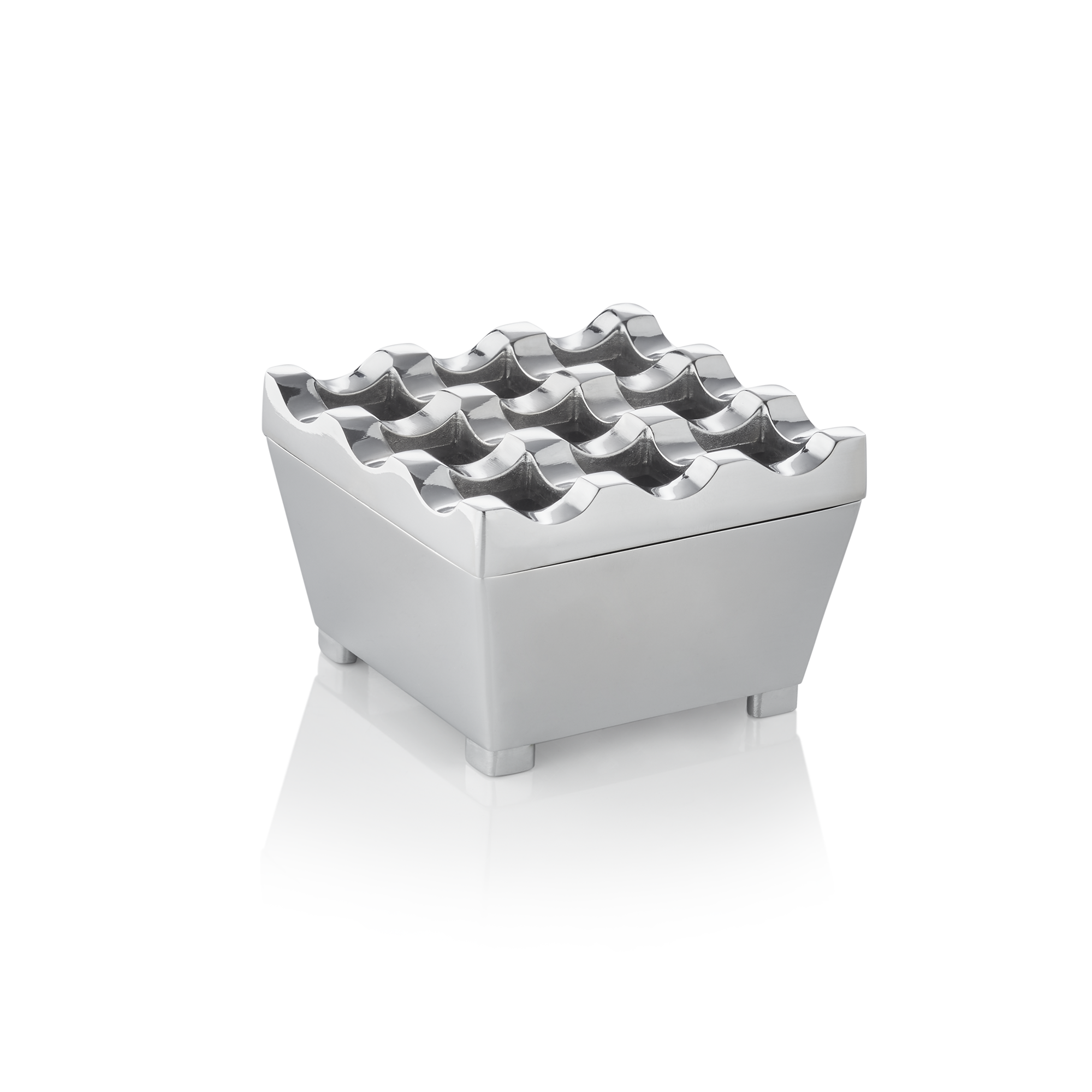 Picture of Was Germany Wind Ashtray Zinc Casting Chrome-Plated - 1110075