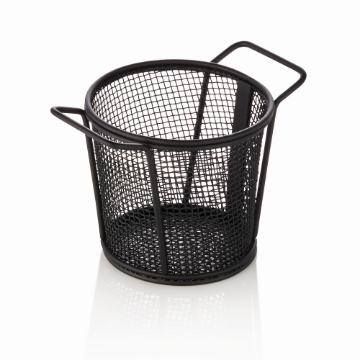Picture of Was Germany Serving and Deep-Frying Basket Black Chrome Steel