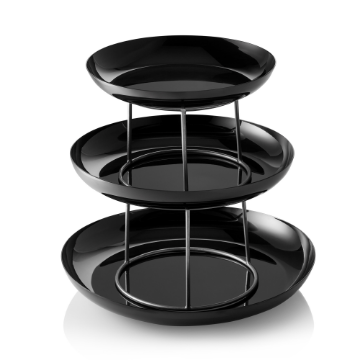 Picture of Steel & Style Gourmet Tower Black Chrome Nickel Steel 3-Stage
