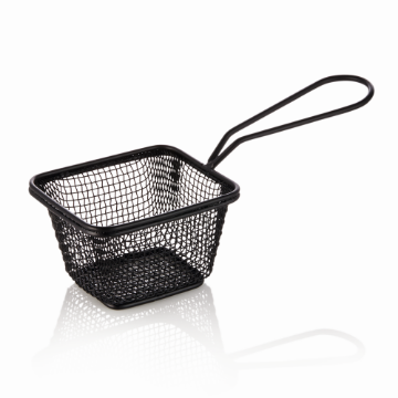 Picture of Was Germany Serving and Deep-Frying Basket Black Chrome Steel