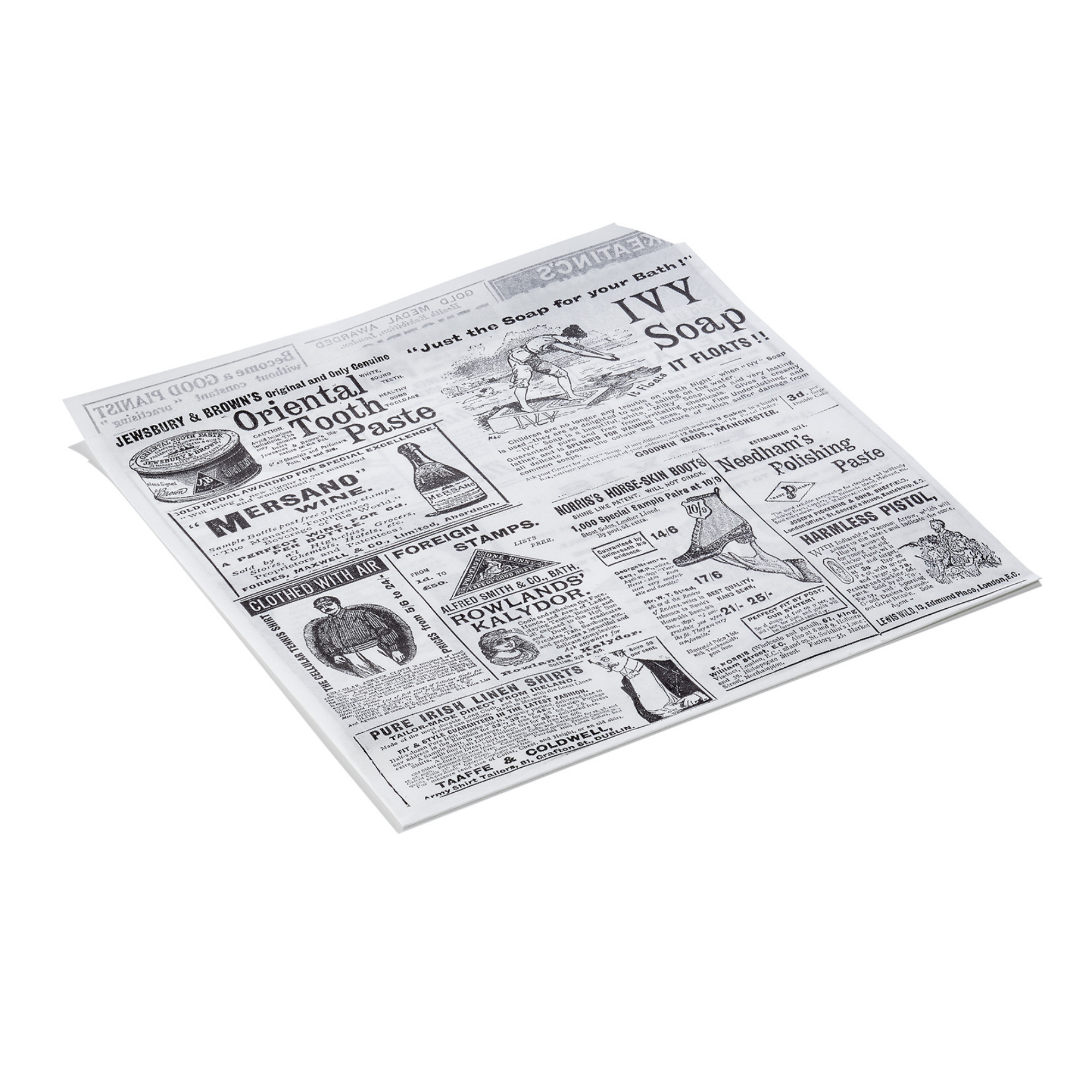 Picture of Was Germany Wrap & Go Takeaway Bag 13 x 14 cm Greaseproof Paper Pack of 1000 - 9996014