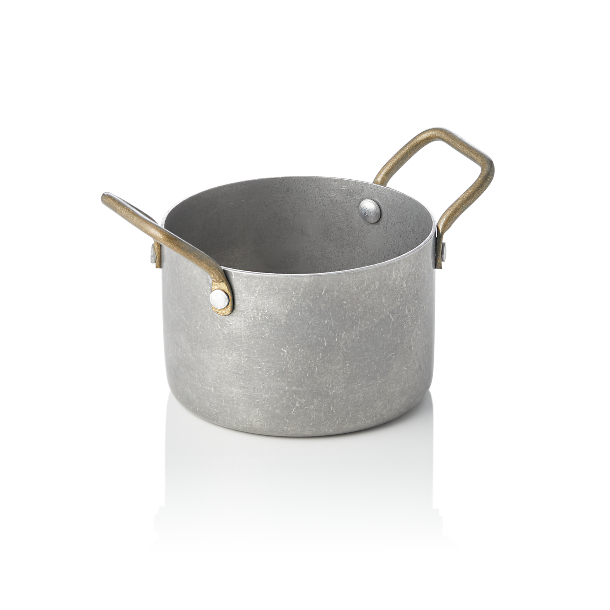 Picture of Steel & Style Serving Dish 310 ml Brass Handles - 2046009