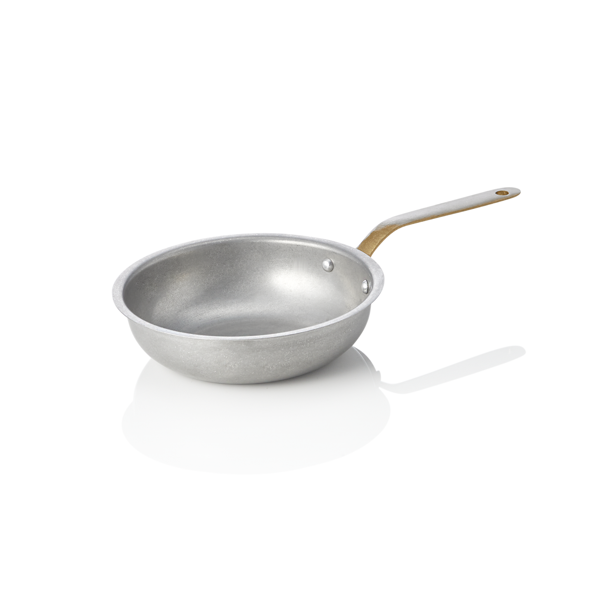 Picture of Steel & Style Vintage Serving Pan Brass Handle Dia 16 cm 390 ml - 2041016