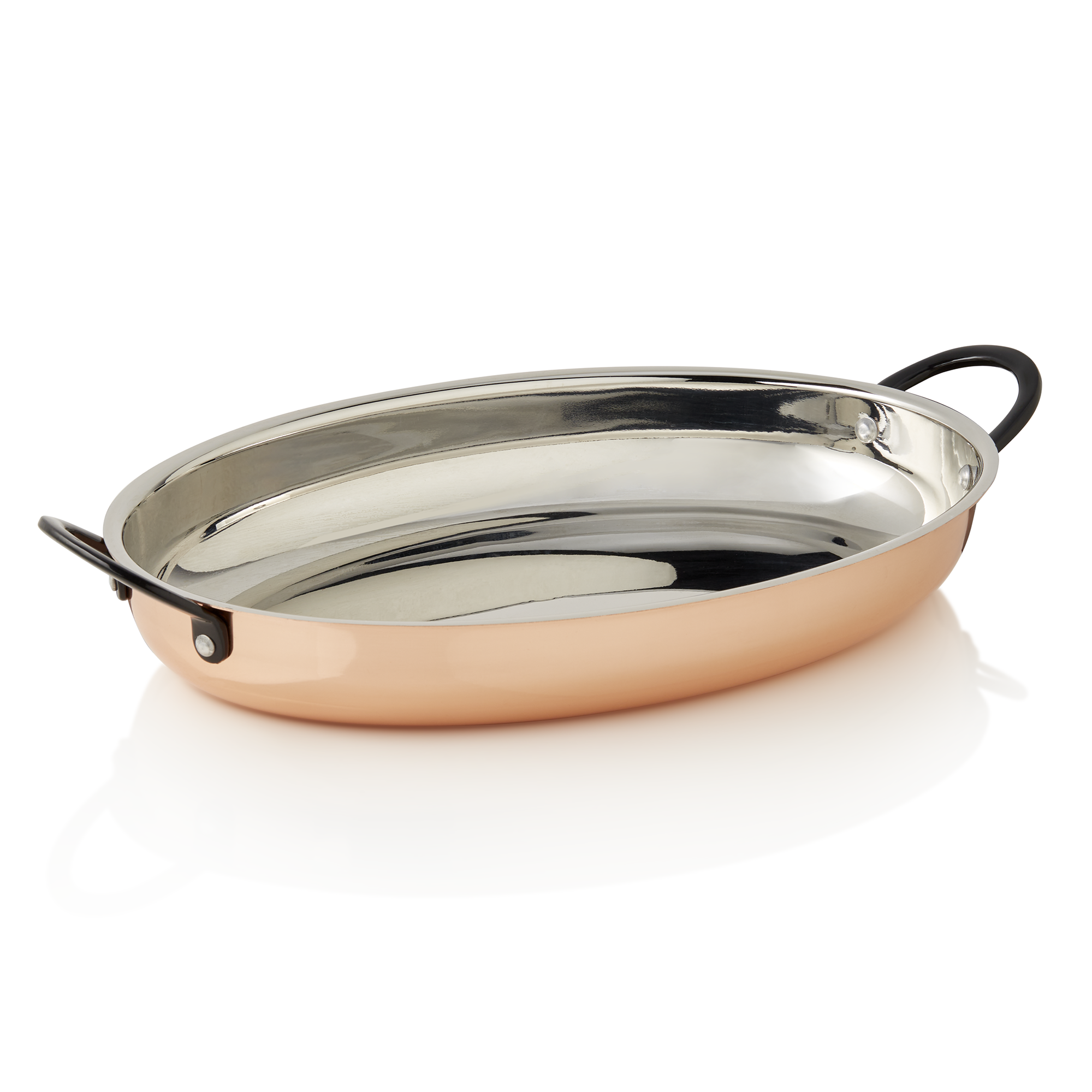 Picture of Steel & Style Ruby Serving Pan, Copper & Brass, 0.9 L, 30x22 cm - 2022302