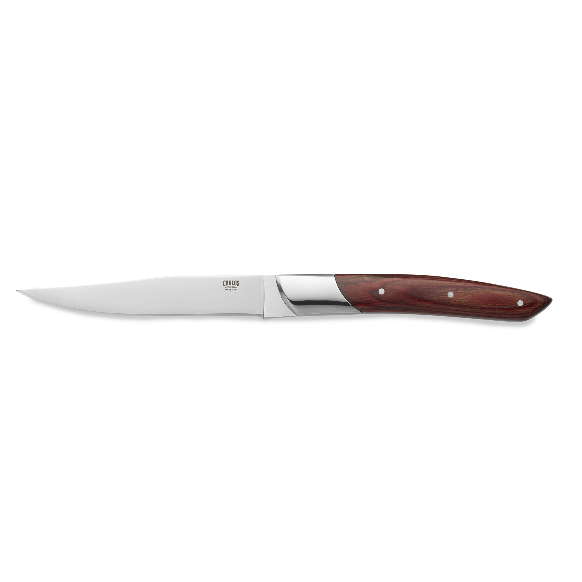 Picture of Carlos Steak Knife Set, Red Pakka Wood Handle, Pack of 6 - 6430000
