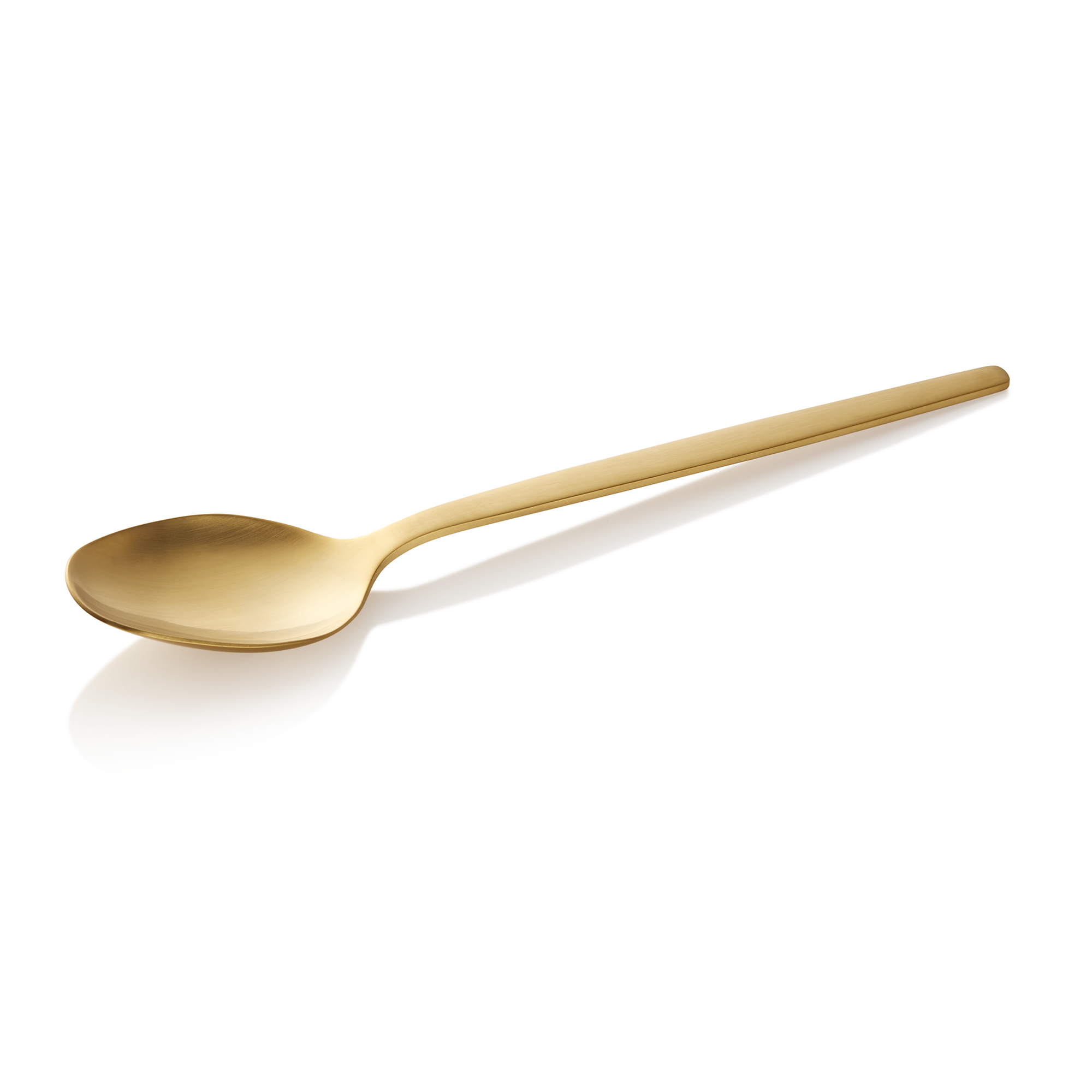 Picture of Alex Gold Menu Spoon Set, Gold Matt PVD Coating, Pack of 12 - 1612302