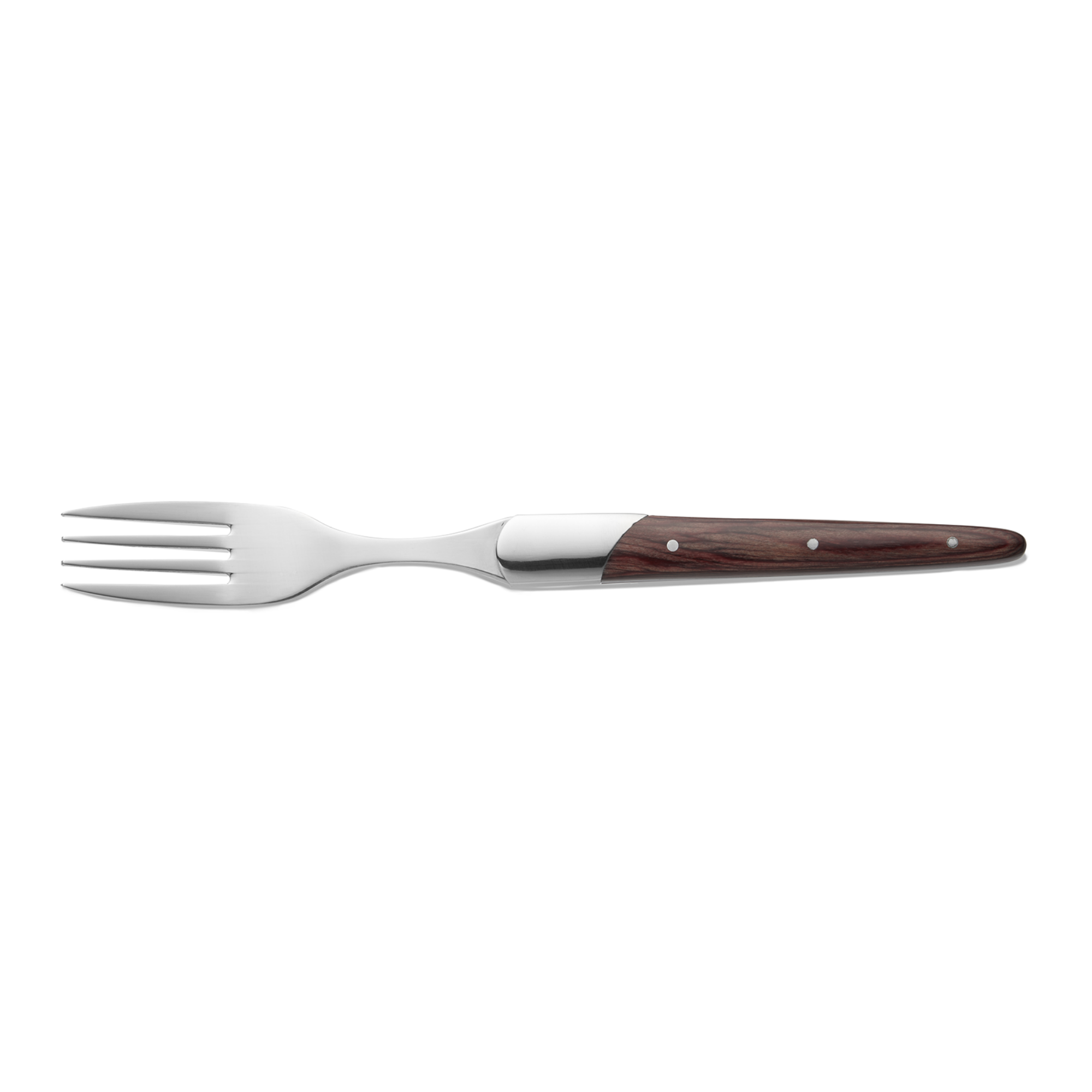 Picture of Carlos Steak Fork Set, Red Pakka Wood Handle, Pack of 6 - 6430001