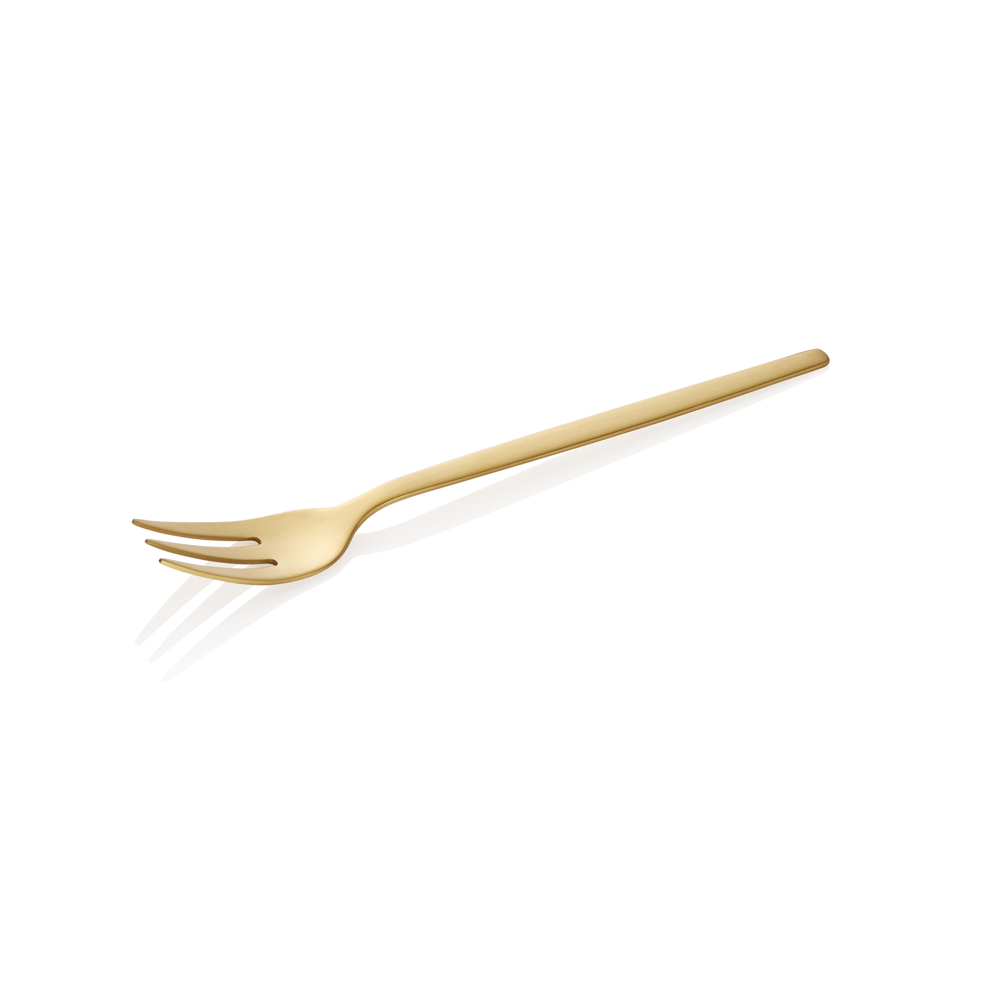 Picture of Alex Gold Dessert Fork Set, Gold Matt PVD Coating, Pack of 12 - 1612306