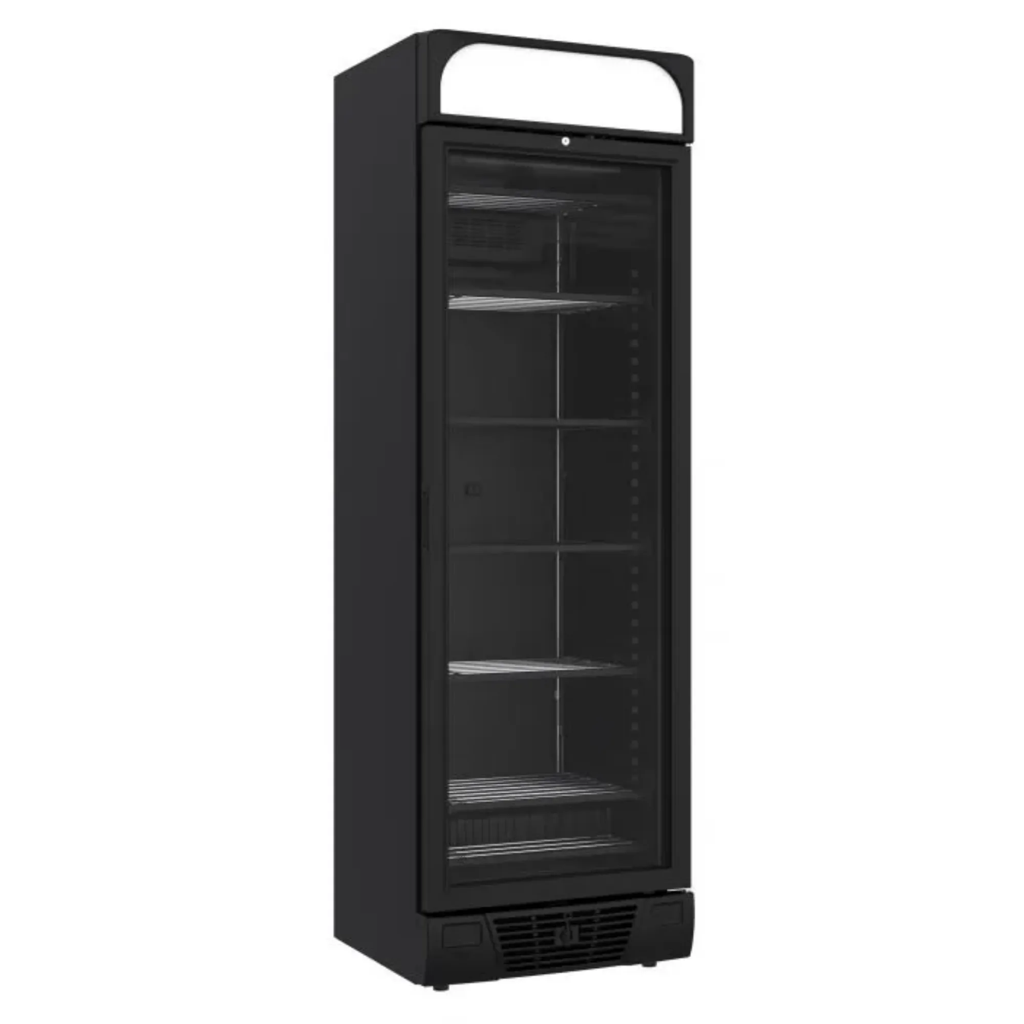 Picture of CombiSteel Freezer Single Glass Door Black 382L - 7464.0060OG