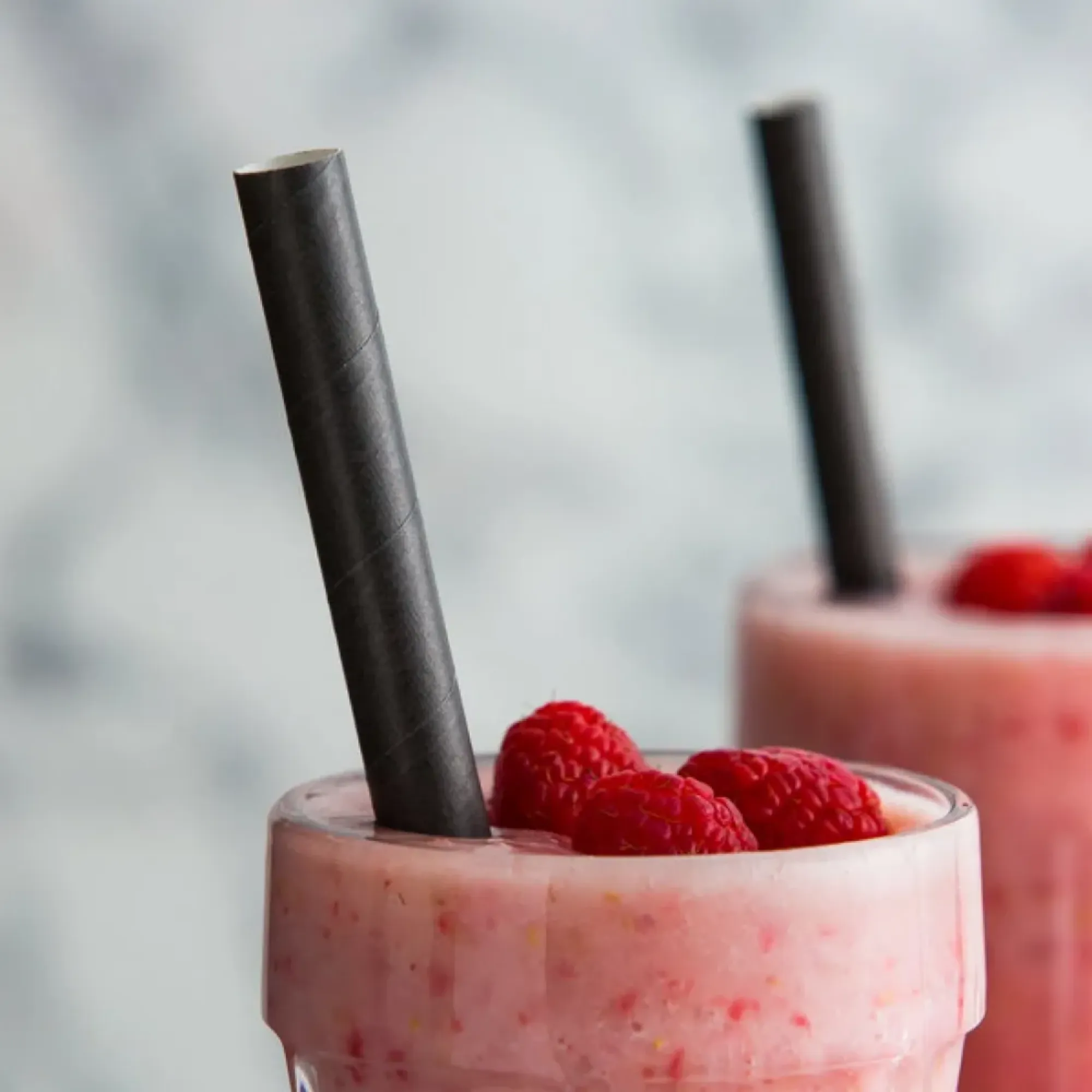 Picture of Biodegradable Straws Black Paper 8'' X 250