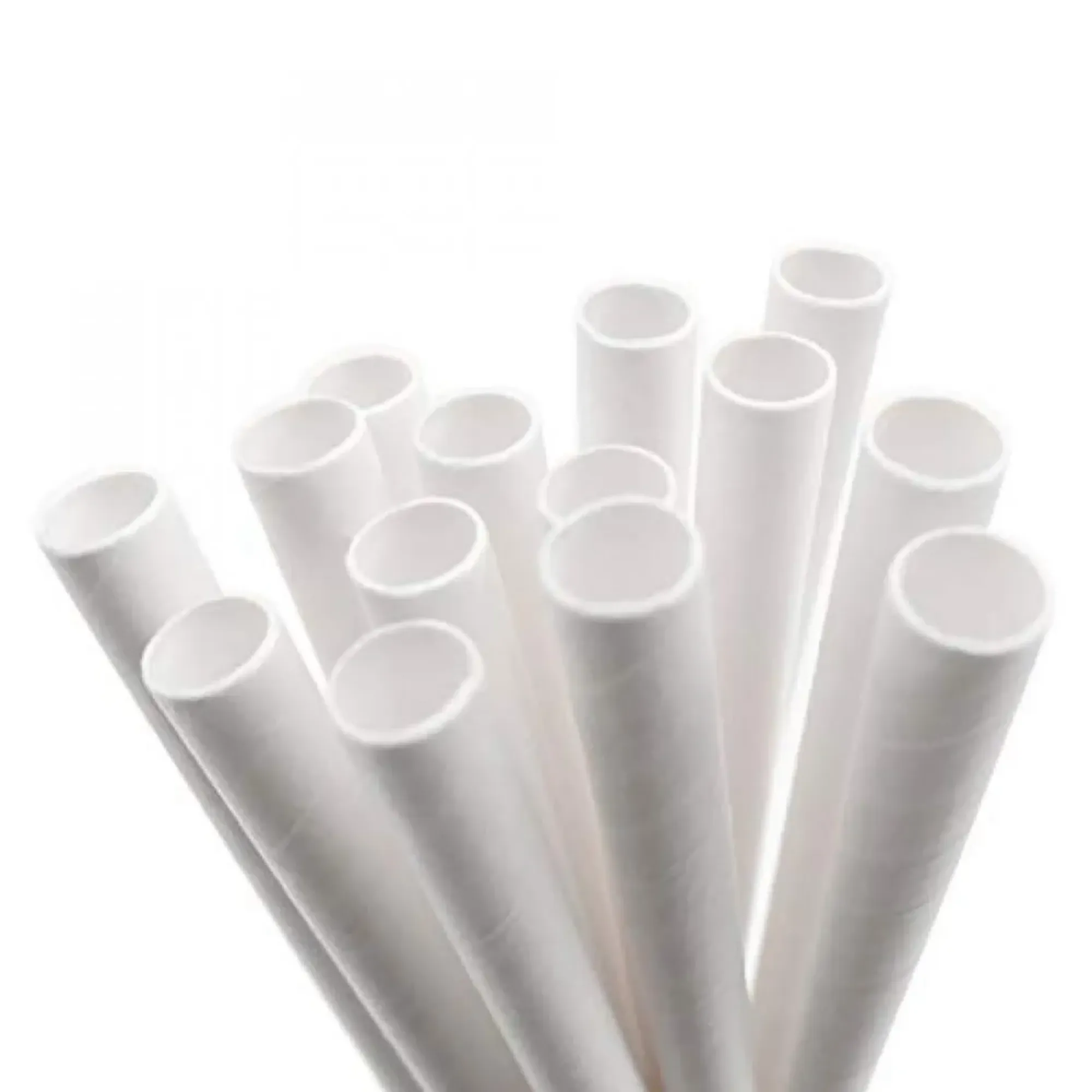 Picture of Biodegradable Straws White Paper 8'' X 250 X 24