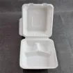 Picture of Bagasse 3 Part Large Meal Box X 200 - 38300047