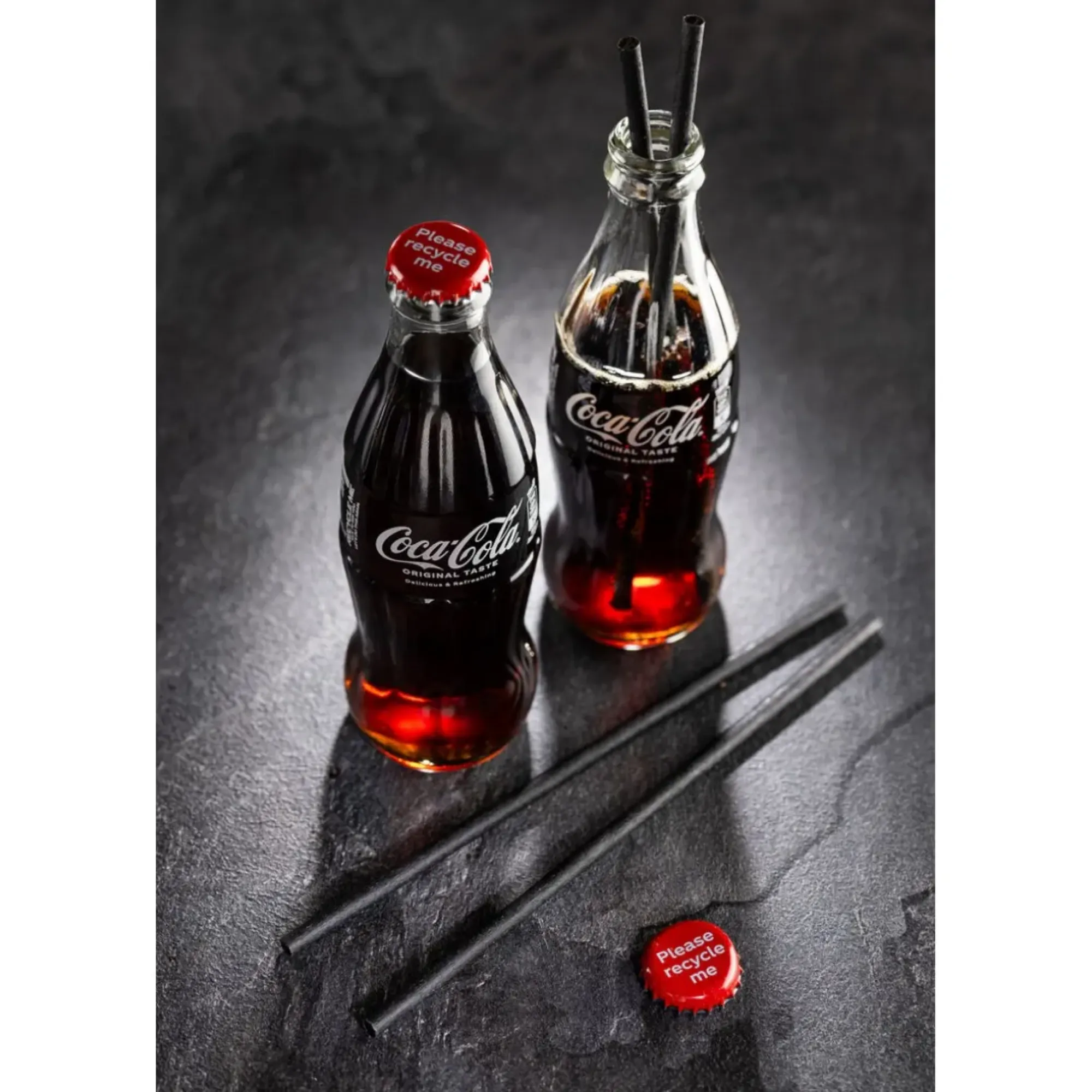 Picture of Agave Black Cocktail Straw 6'' (15cm) - Box Of 250 X 12