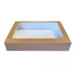 Picture of Kraft Platter Box + Pla Window & Insert X 25 (35 X 24 X 8 Cm) - 37773166