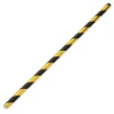 Picture of Gold Black Stripe Bio Paper Straw 8'' X 250 - 77767160