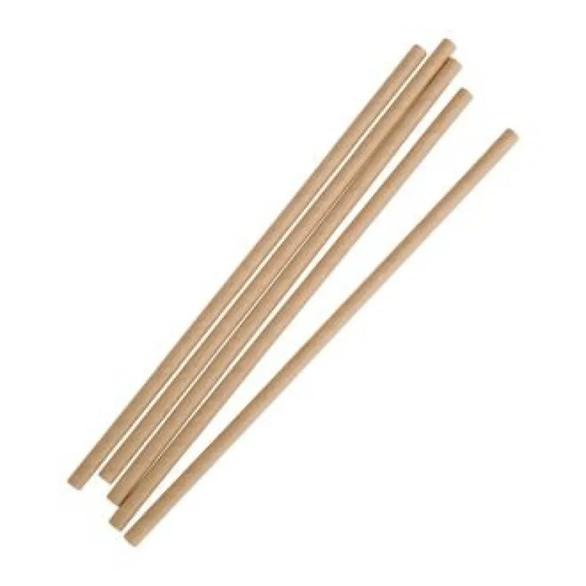 Picture of Wrapped Kraft 4 Ply Bamboo Smoothie Straw 8'' X 100