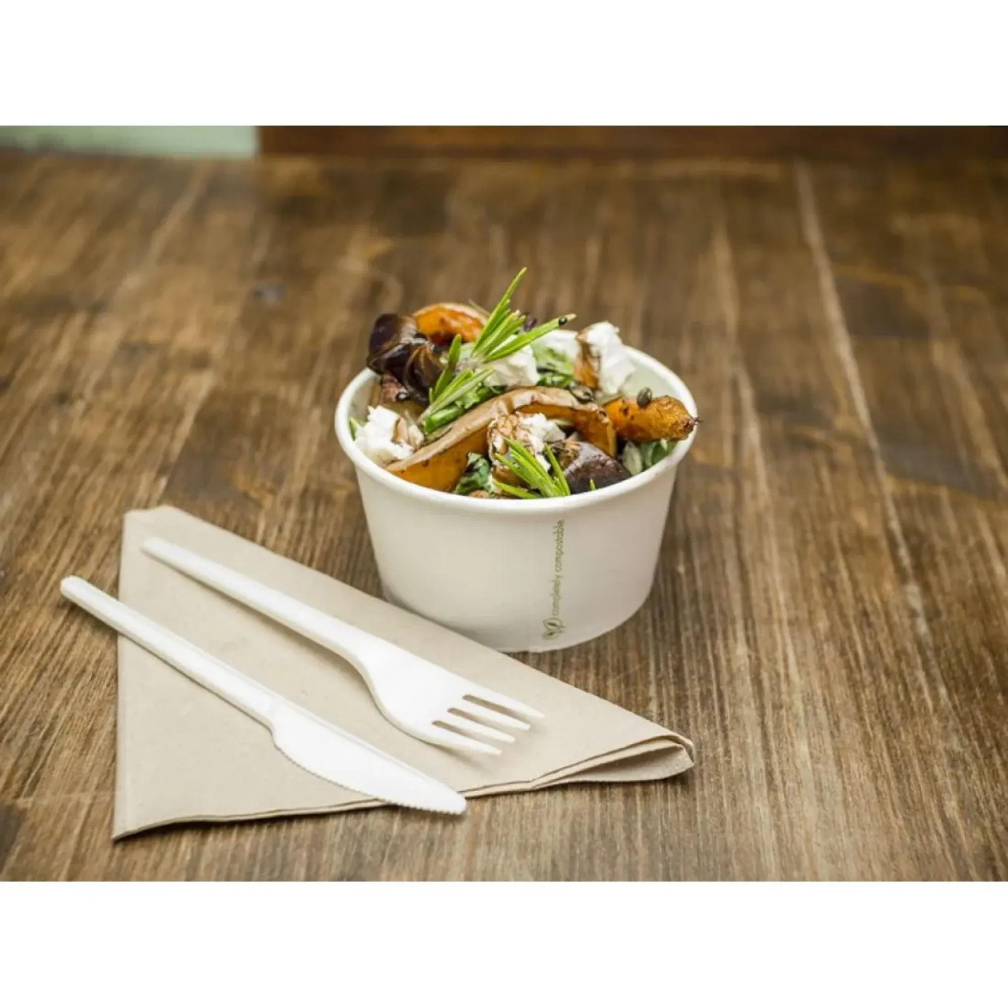Picture of Compostable 8oz White Soup Container X 1000