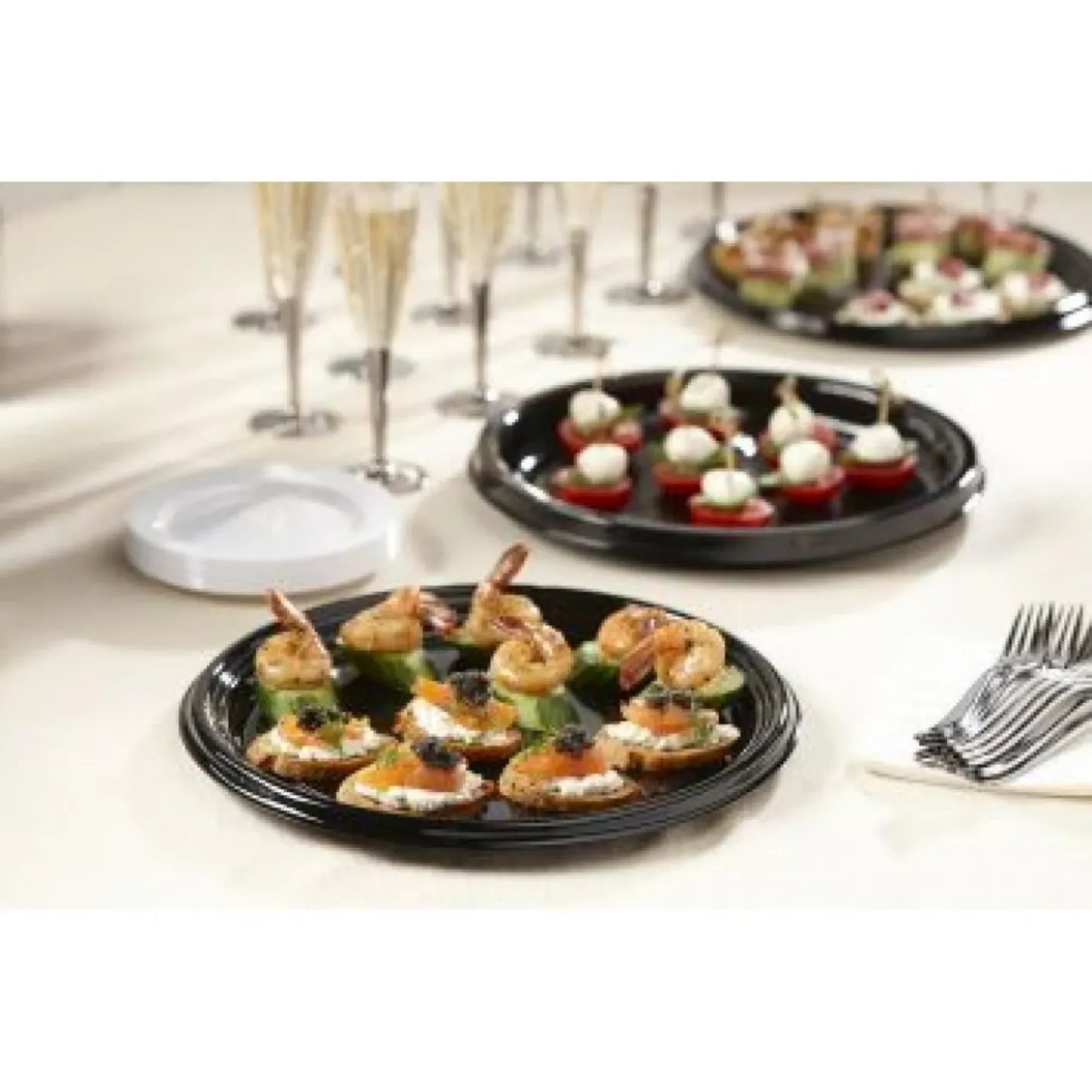 Picture of Sabert Black Round 40cm Platter X 50