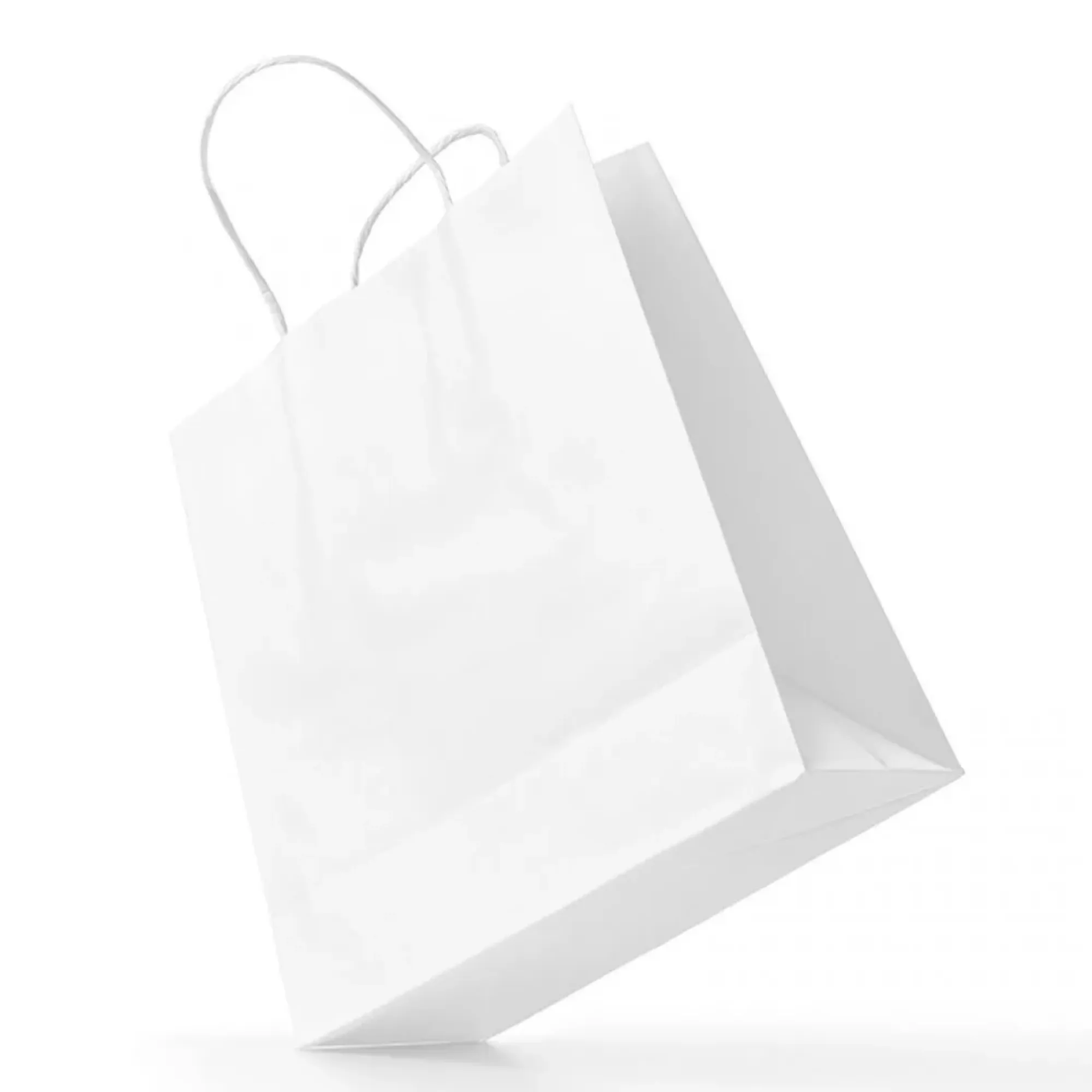 Picture of Twist Handle Large Gusset White Bag X 250