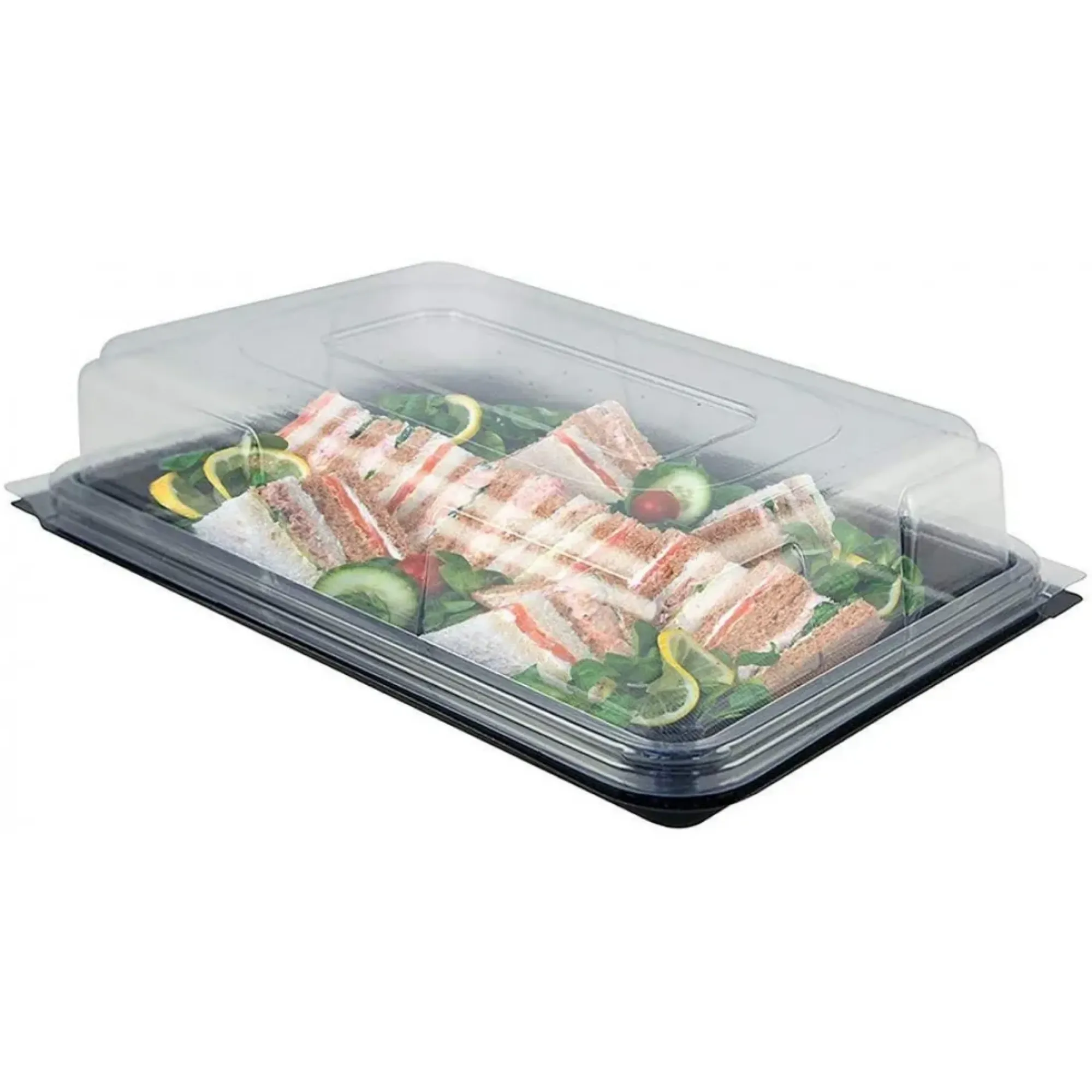Picture of Sabert Black Platter Med+ Lid X25 (46x30cm)