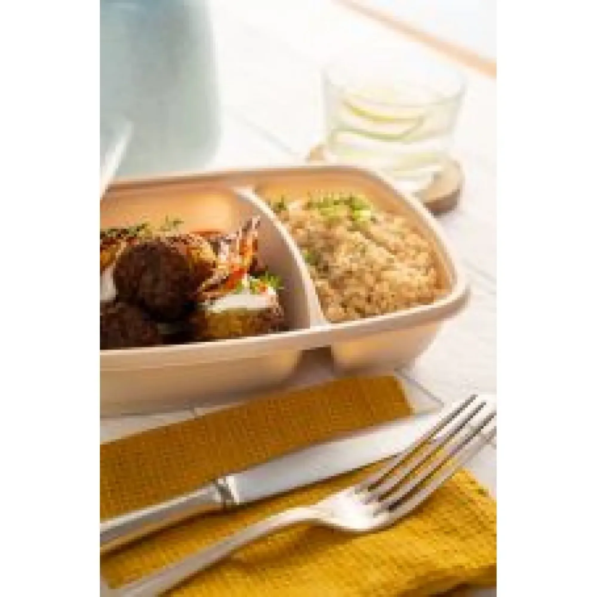 Picture of 2 Part 600/300ml Mocha Container X 300