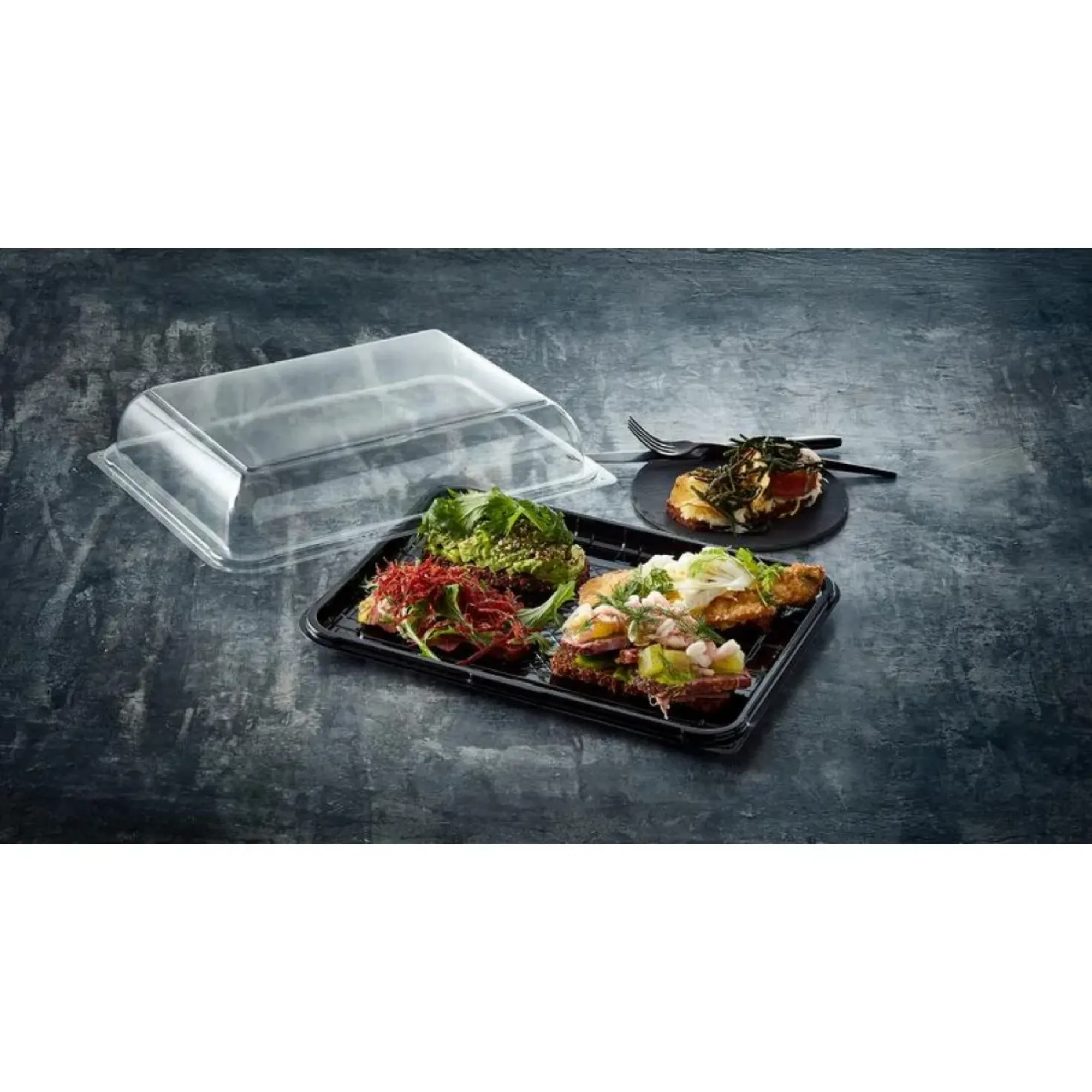 Picture of Sabert Black Platter+ Lid X 25 35x24cm